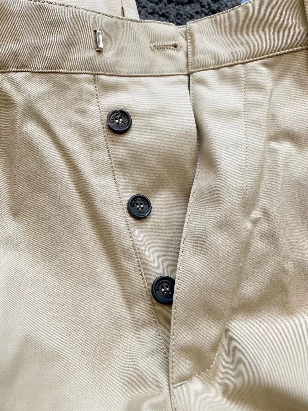 Dsquared2 Dsquared2 2020SS Light Khaki Fight High Waist Crop Pants Size US 26 / EU 42 - 3 Thumbnail