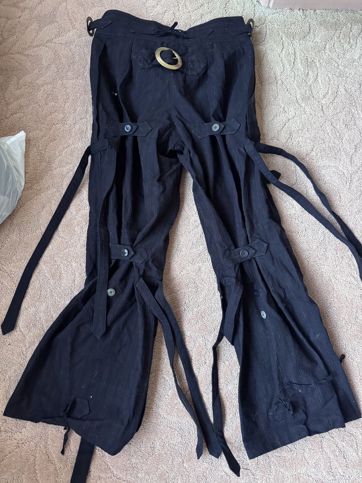 Number Nine Bondage Pants | Grailed