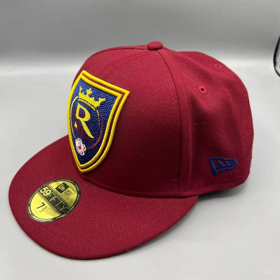 New Era Real Salt Lake Hat Men 7 1/2 59Fifty New Era Fitted Cap New Size ONE SIZE - 2 Thumbnail
