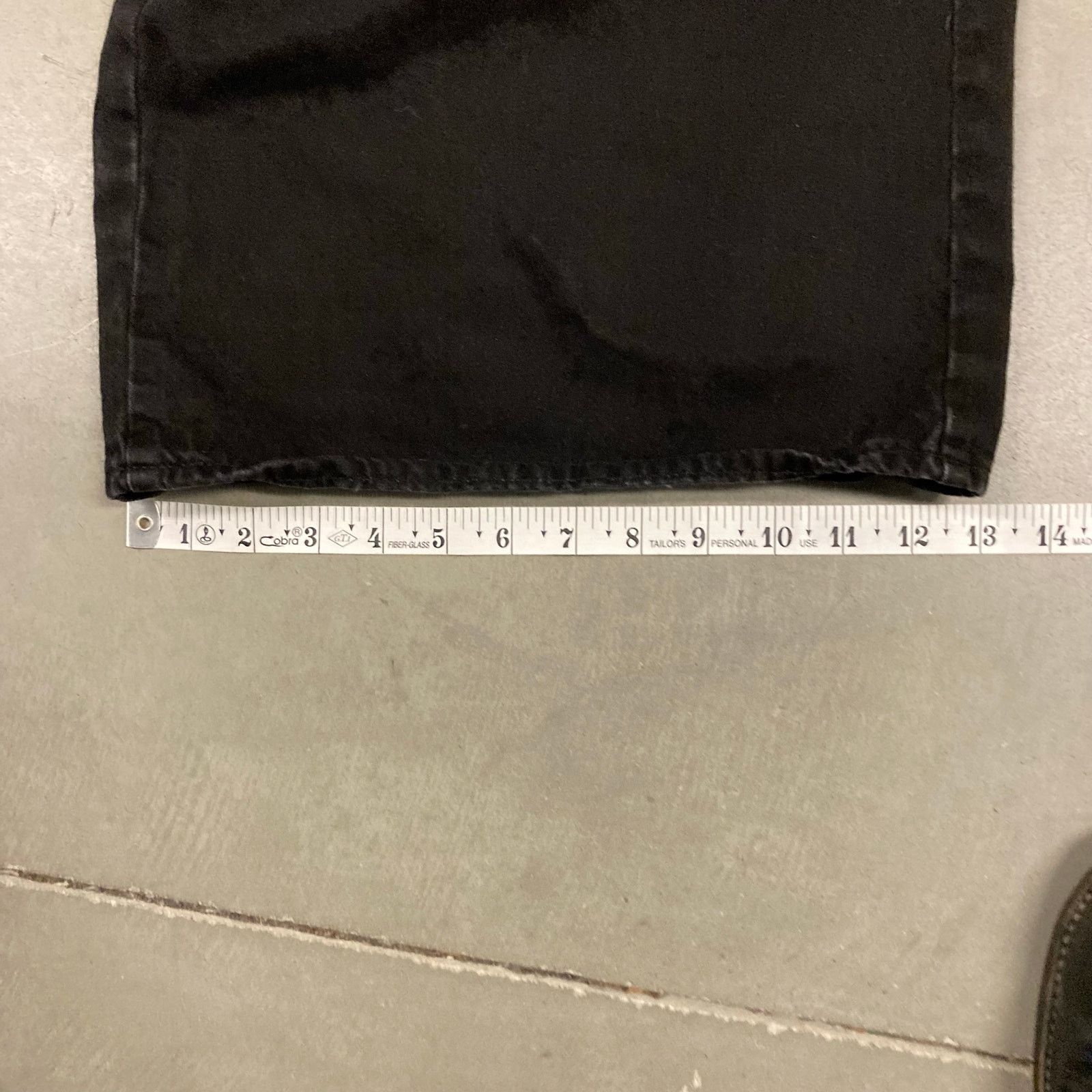 Vintage Y2K Black baggy jeans 32x30 Size 32" / US 10 / IT 46 - 3 Thumbnail