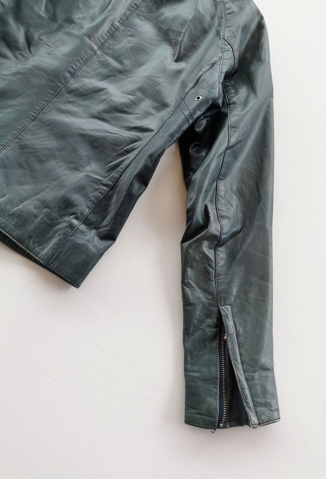 Genuine Leather Cowhide Leather Murder License Japan Biker Jacket Size XS / US 0-2 / IT 36-38 - 10 Thumbnail