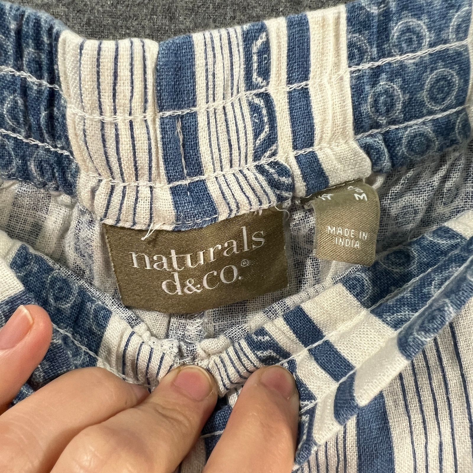 Denim & Co. Denim & Co. Naturals Regular Linen Blend Crop Pants Size 27" / US 4 / IT 40 - 4 Thumbnail