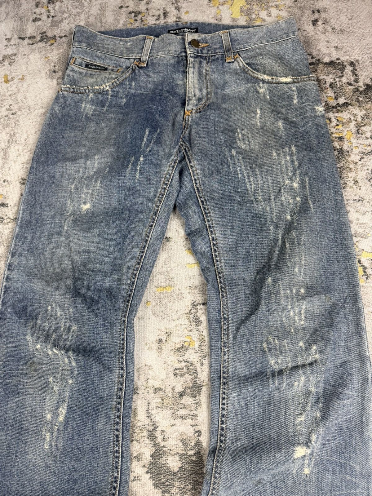 Dolce & Gabbana Vintage Dolce & Gabbana 16 Classic Distressed Jeans Size US 31 - 6 Thumbnail