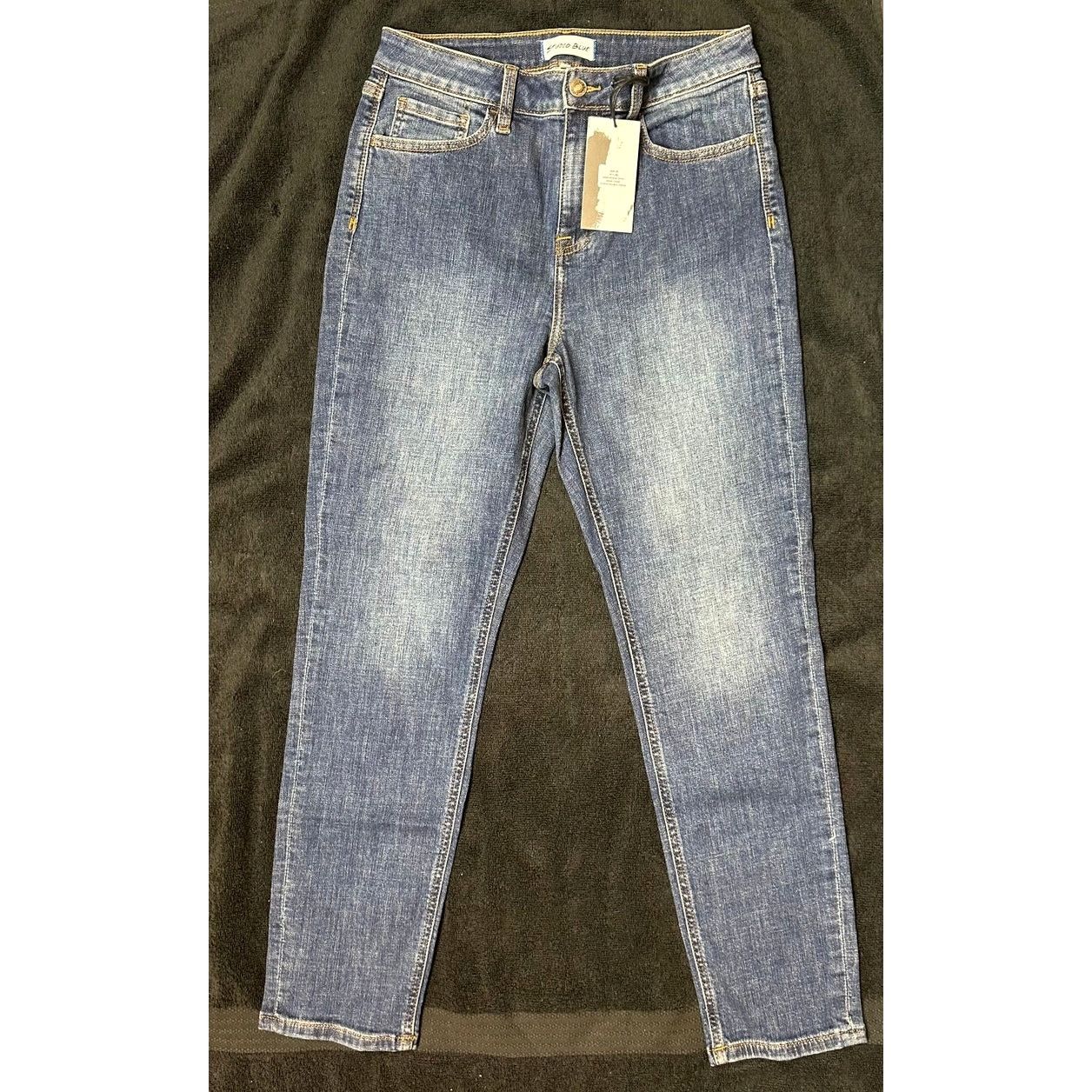 Other Studio Blue Straight Jeans Clean Double Vision 29 Size 29" - 3 Thumbnail