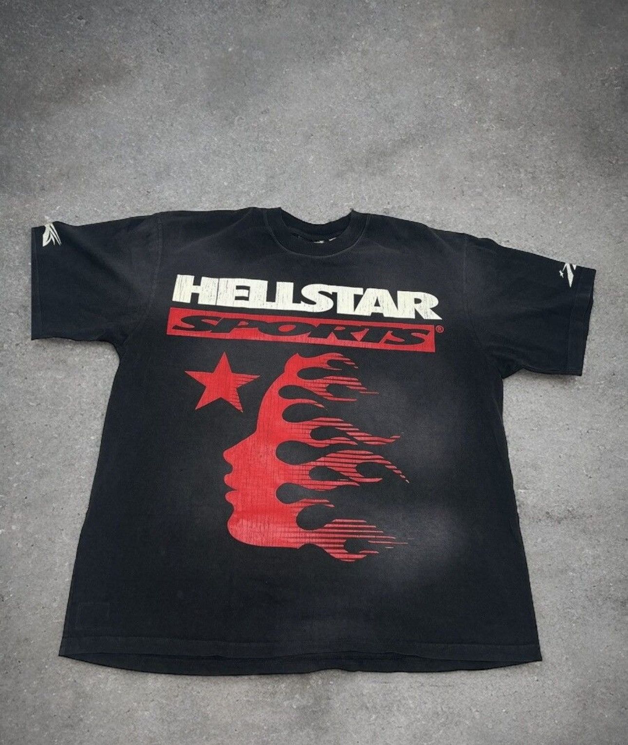 Image of Hellstar Sports Family Tee in Black, Men's (Size 2XL)