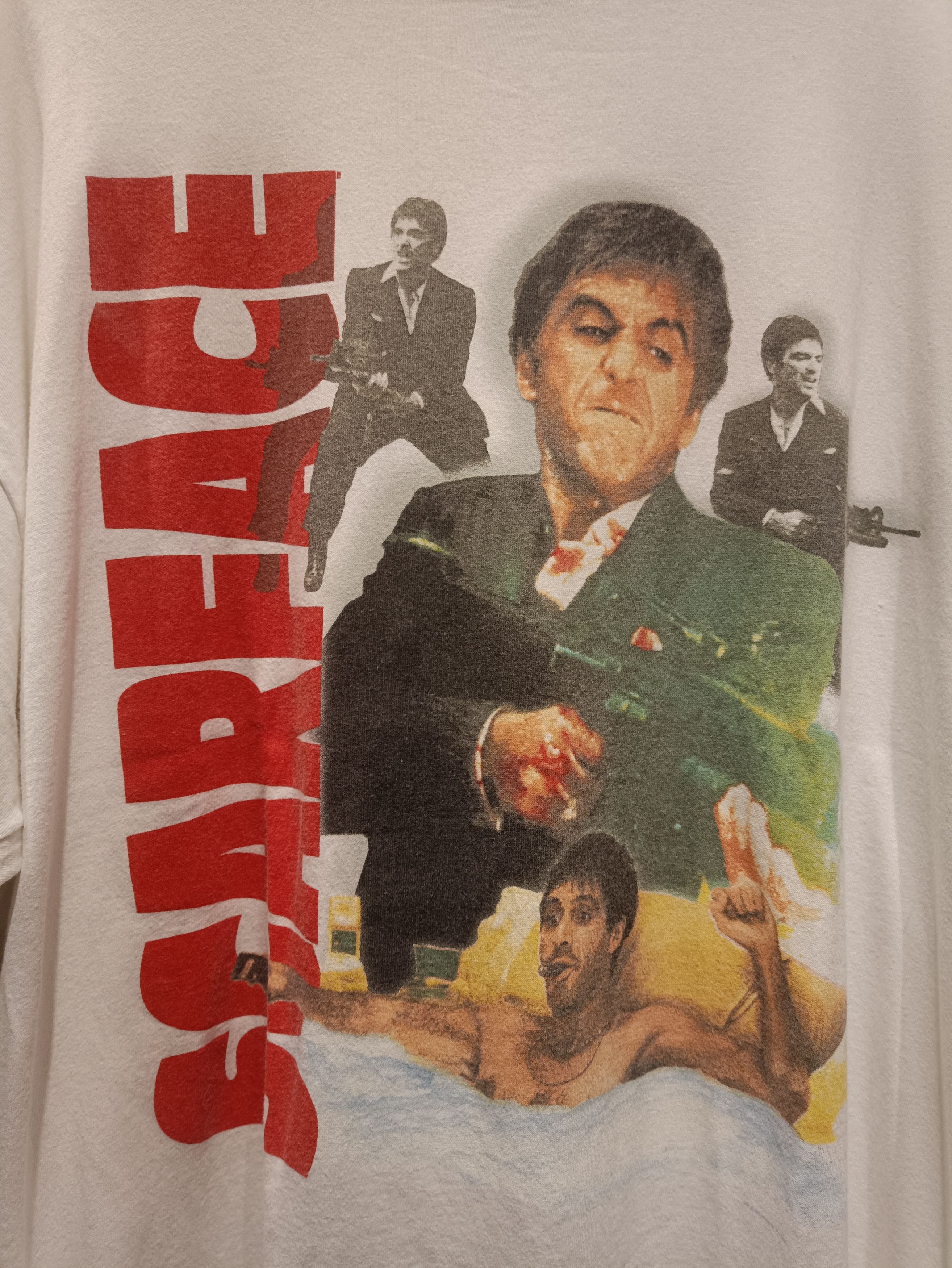 Vintage scarface Tony Montana big print Size US XXL / EU 58 / 5 - 2 Thumbnail