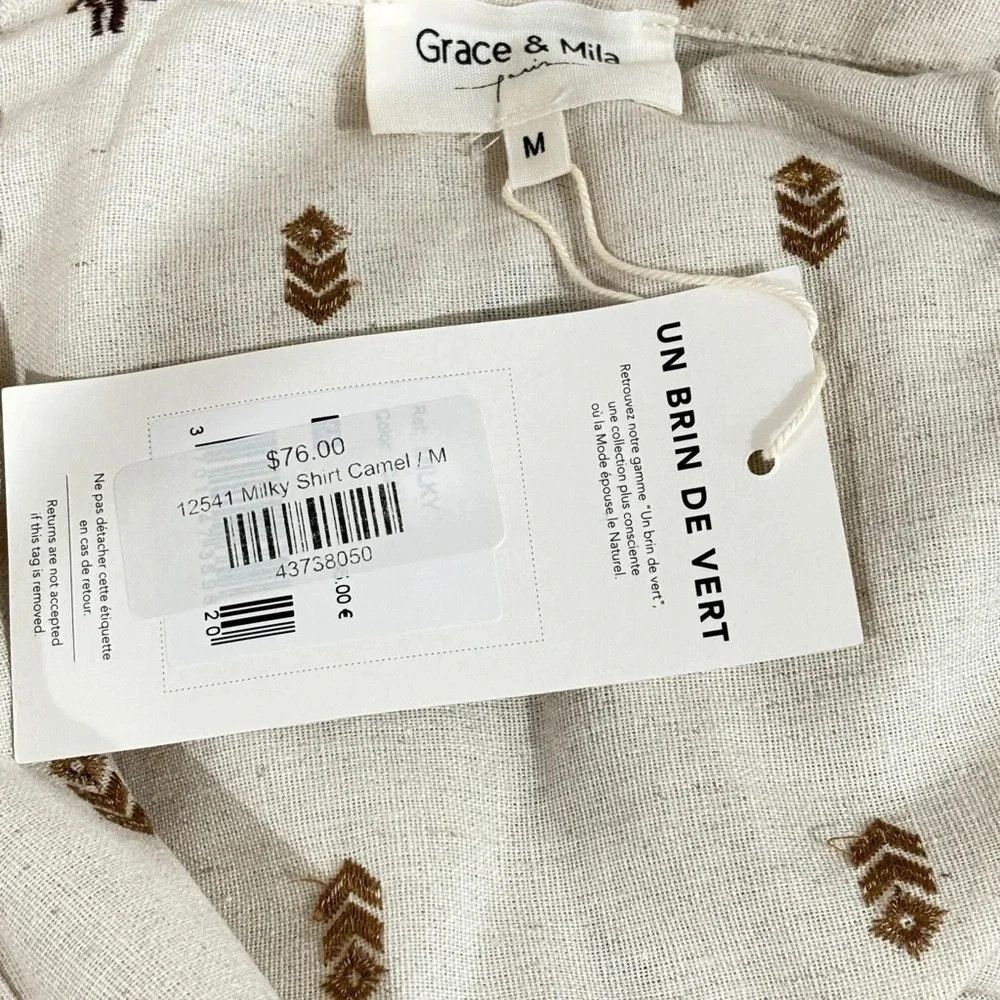 Other Grace & Mila Milky Shirt NWT Size M / US 6-8 / IT 42-44 - 7 Thumbnail