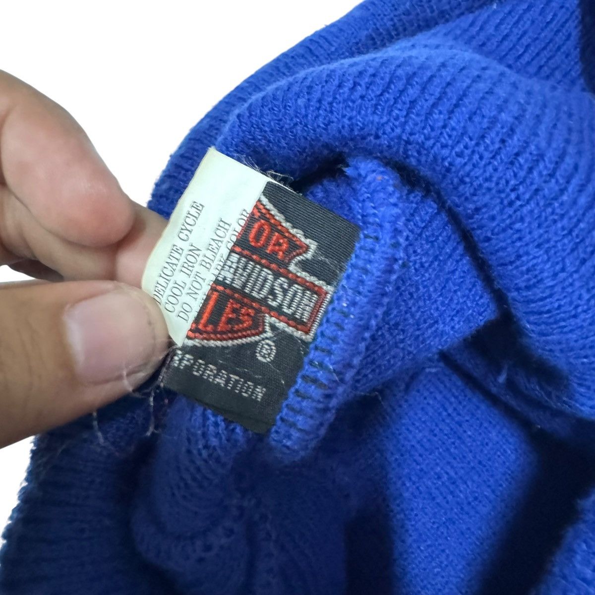 Harley Davidson Vtg🔥90’s Harley Davidson Flames Beanie Snow Caps Usa Size ONE SIZE - 9 Thumbnail