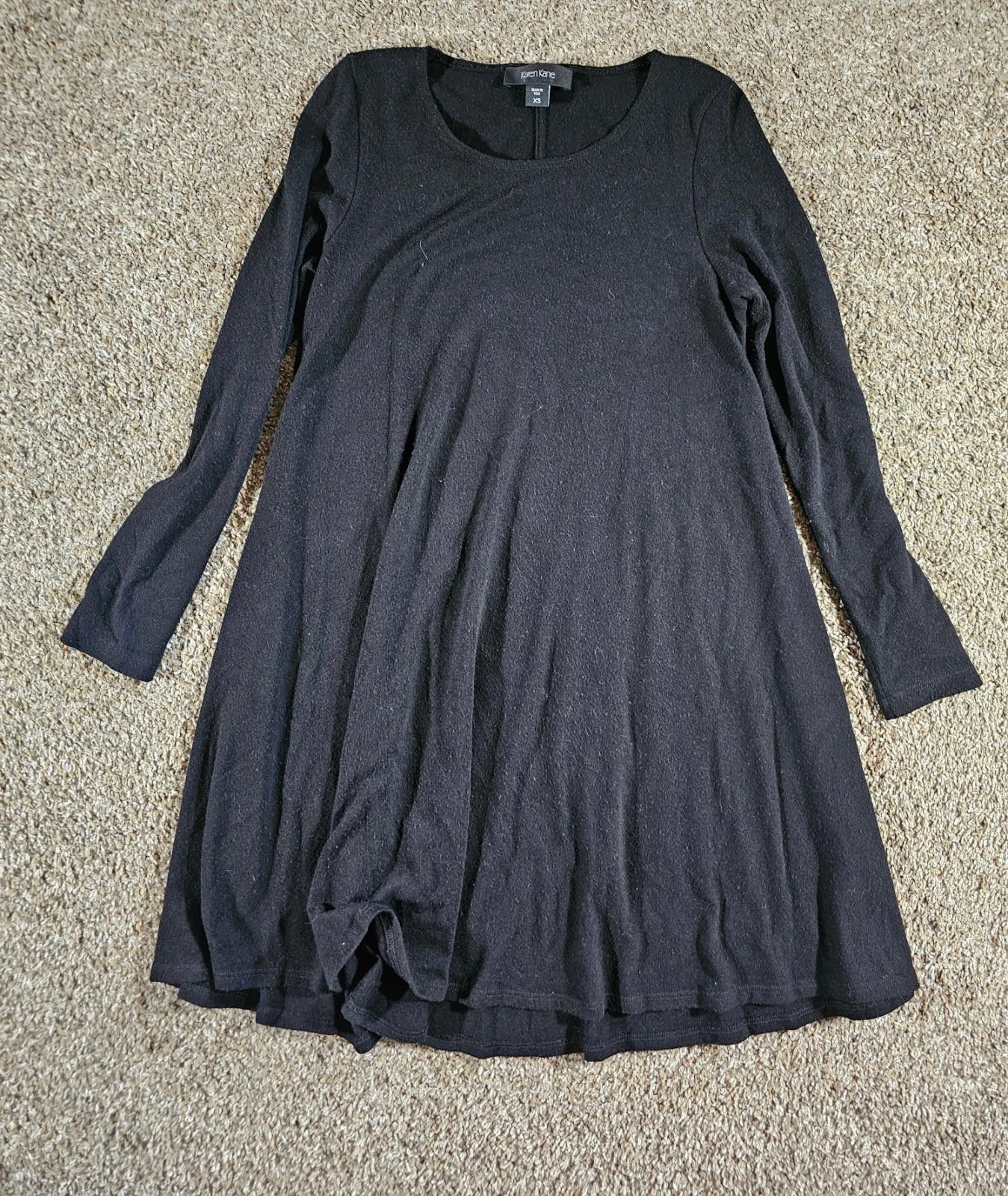 Other Karen Kane Black XS Dress Shirt Made In USA Size XS / US 0-2 / IT 36-38 - 1 Thumbnail