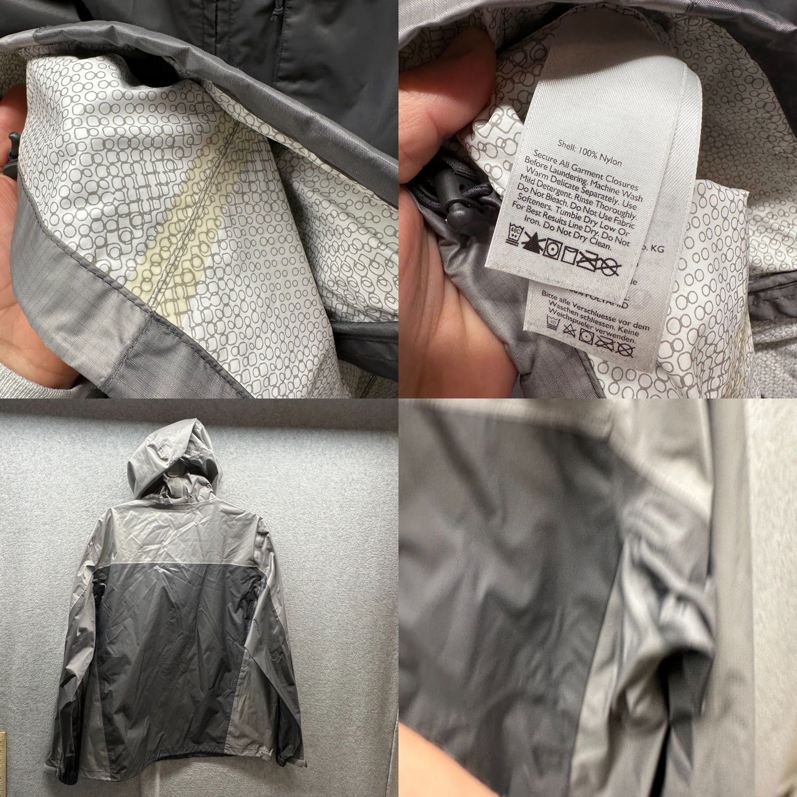 Eddie Bauer VINTAGE Eddie Bauer Jacket Adult Large Gray Windbreaker Water Resistant Hooded Vest Mens Size US L / EU 52-54 / 3 - 9 Thumbnail