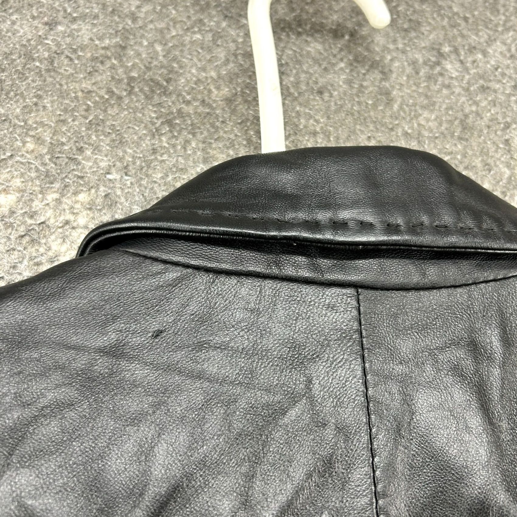 Vintage VINTAGE Convington Jacket Womens M Black Coat Lined Genuine Leather Blazer 90s Size M / US 6-8 / IT 42-44 - 6 Thumbnail