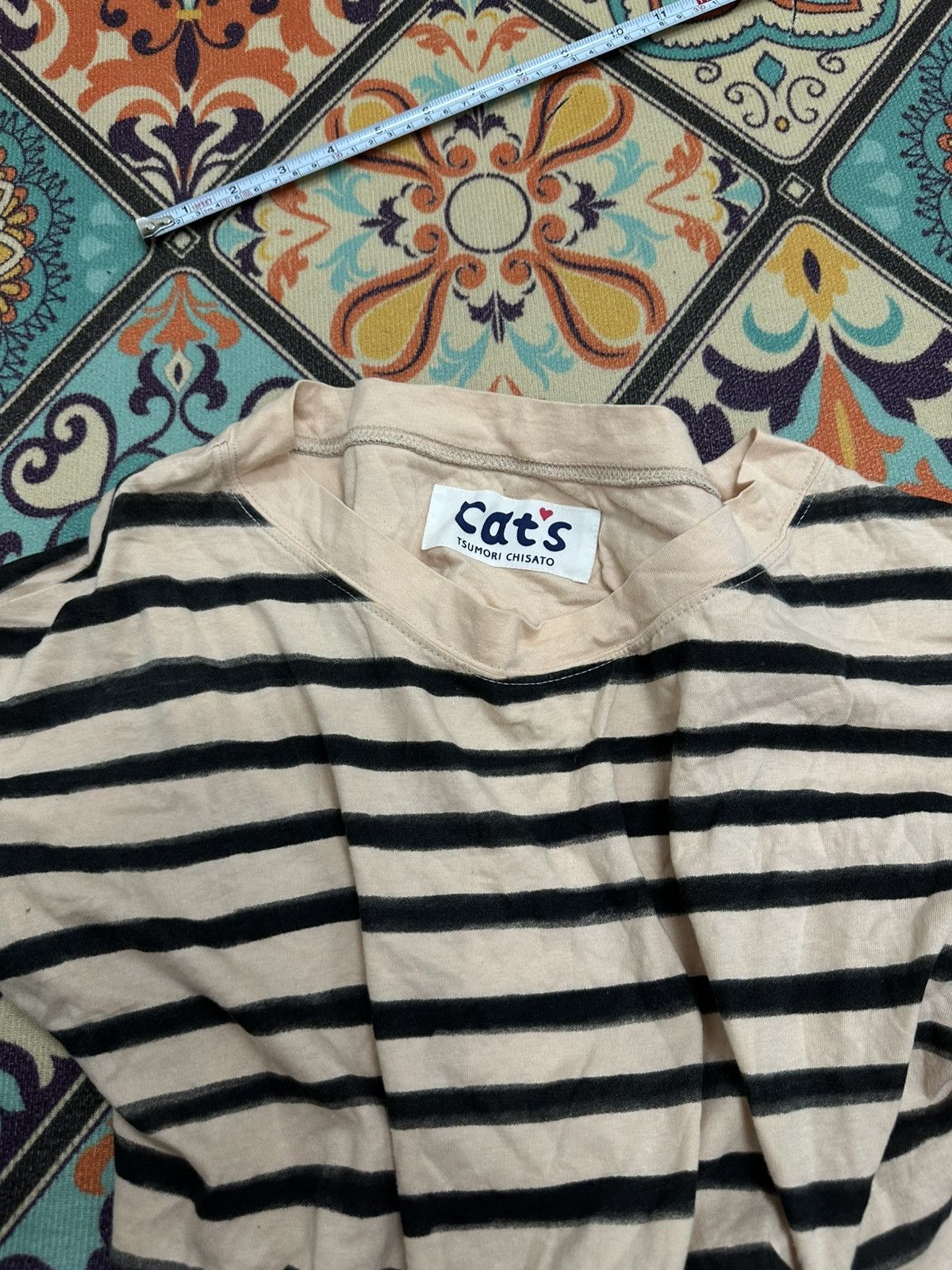 Tsumori Chisato Cats Tsumori Chisato Stripes Long Shirt/Blouse Size M / US 6-8 / IT 42-44 - 8 Thumbnail