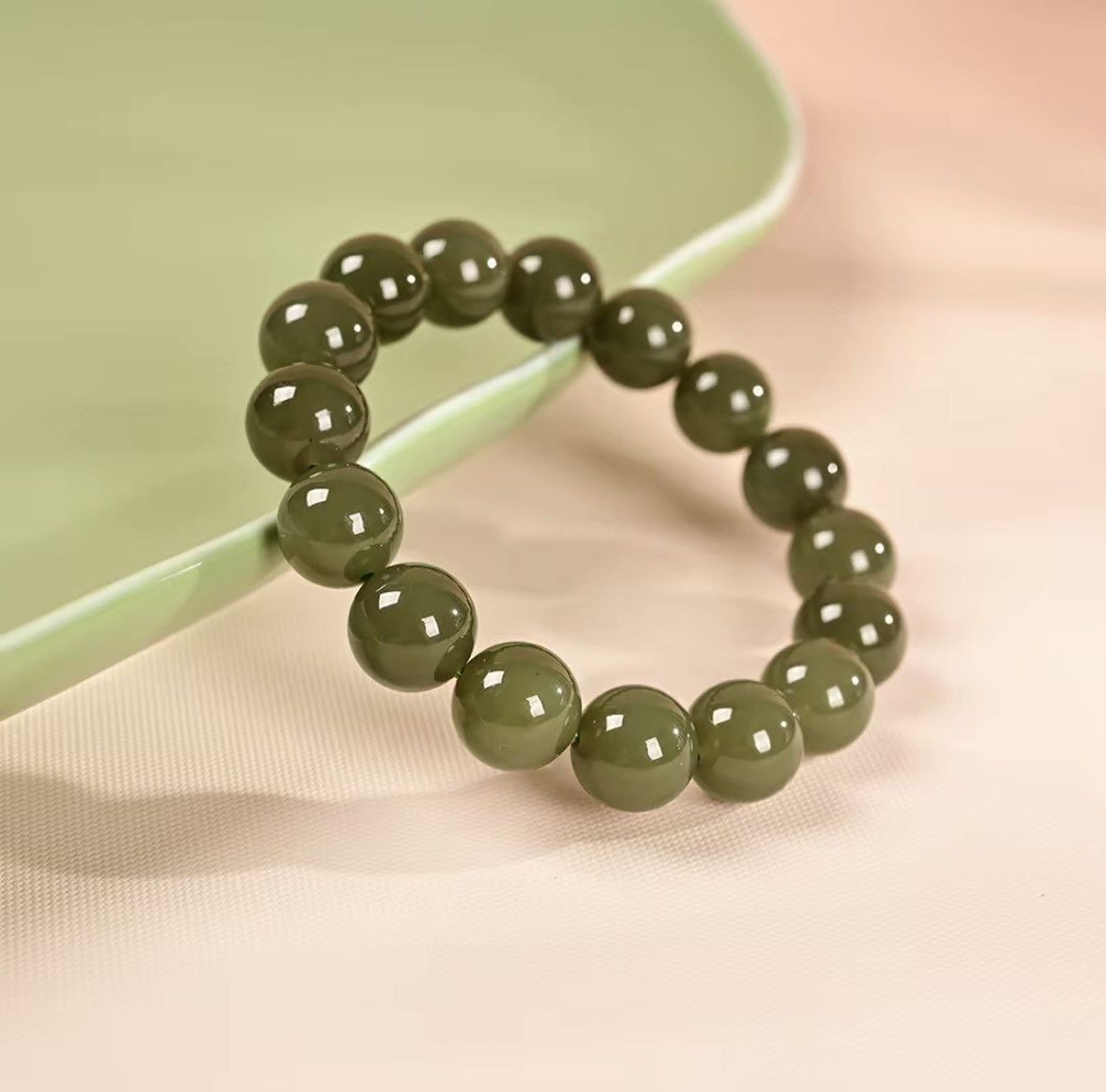 Other Green Jade Bracelet Size ONE SIZE - 2 Thumbnail