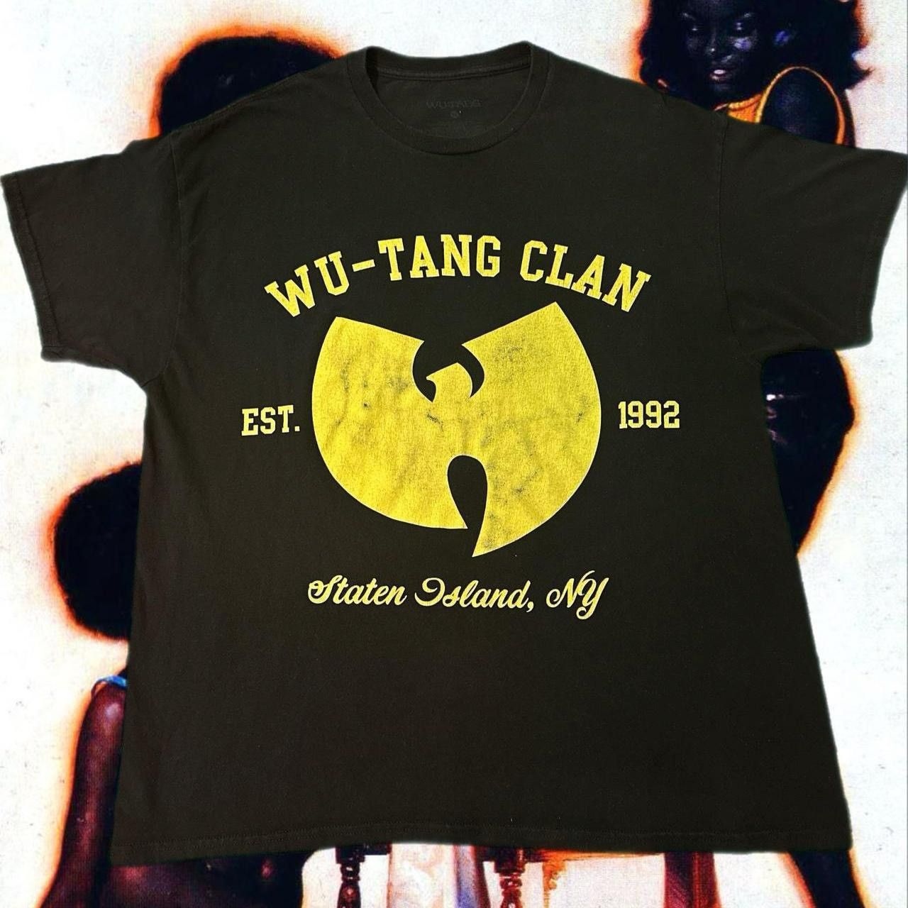 Vintage WuTang Clan Black tee Size US XL / EU 56 / 4 - 1 Thumbnail