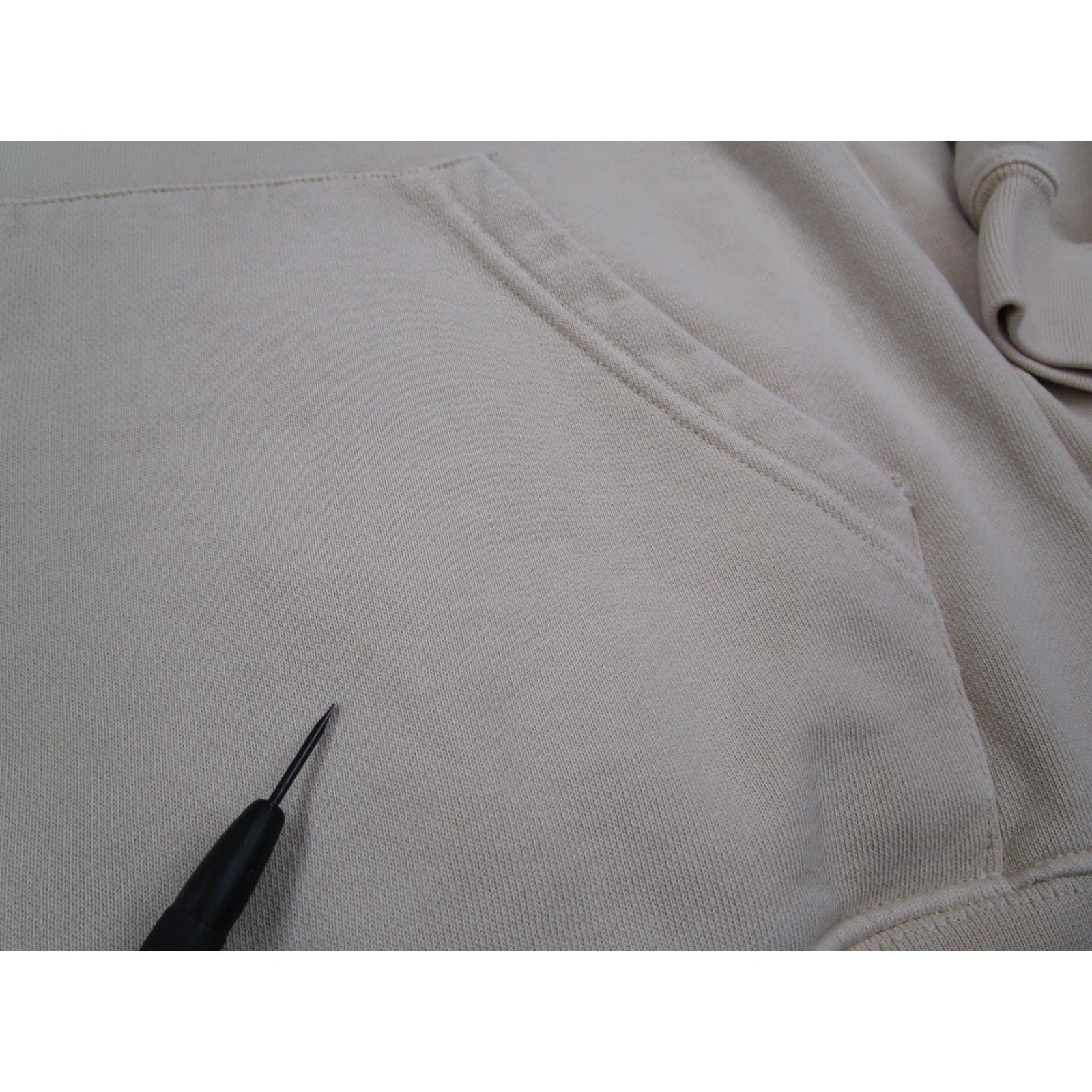 Katin Katin Hoodie Mens XL Beige Fleece Pullover Embroidered Logo Kangaroo Pocket Size US XL / EU 56 / 4 - 7 Thumbnail