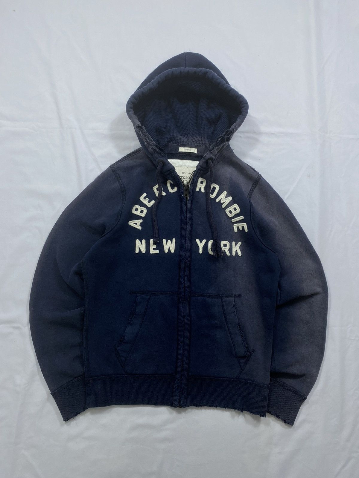 If Six Was Nine Sick Distressed Abercrombie Zip Hoodie lgb ifsix style Size US M / EU 48-50 / 2 - 1 Thumbnail