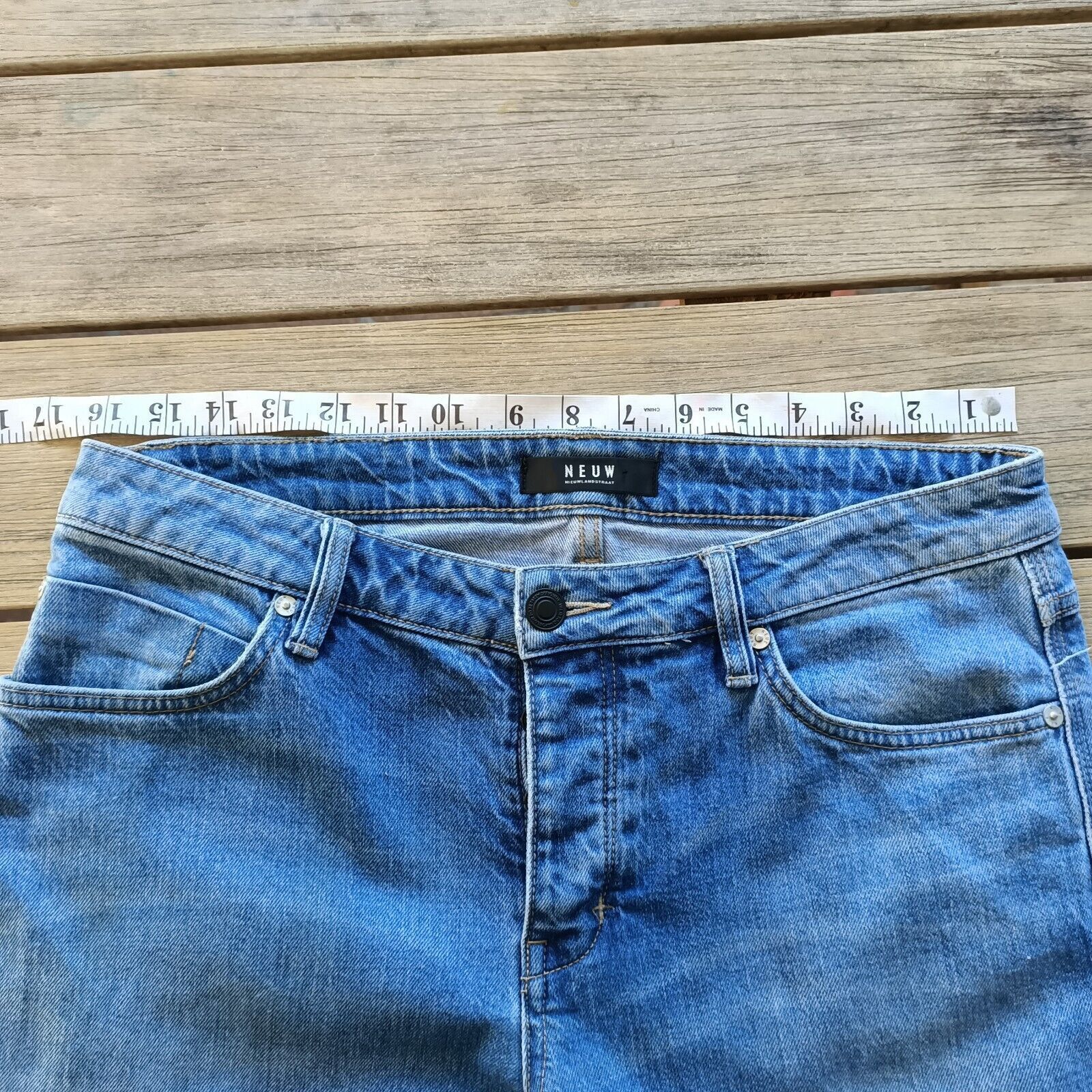 NEUW Denim Neuw Mens Jeans Denim Iggy Skinny Button Fly Stretch Casual Size US 32 / EU 48 - 10 Thumbnail