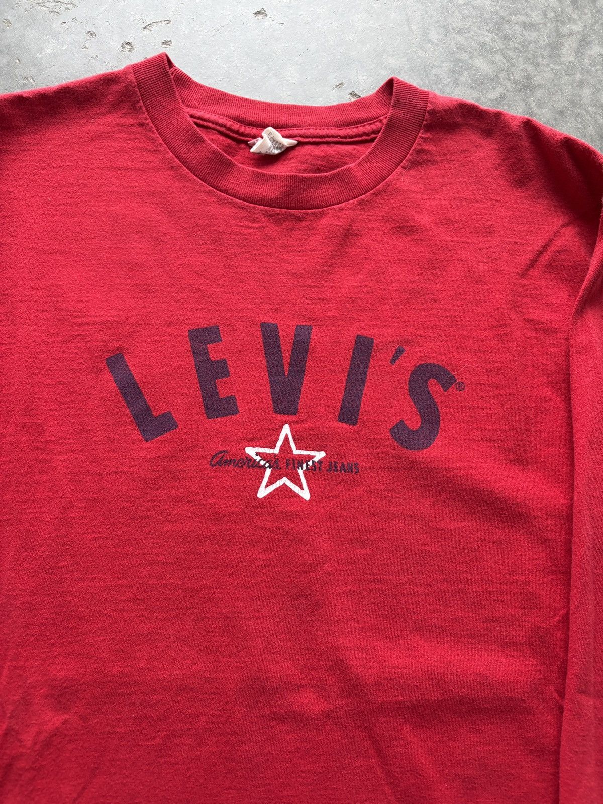 Levi's Vintage 90s Levis Longsleeve Graphic Tee Size US L / EU 52-54 / 3 - 3 Thumbnail