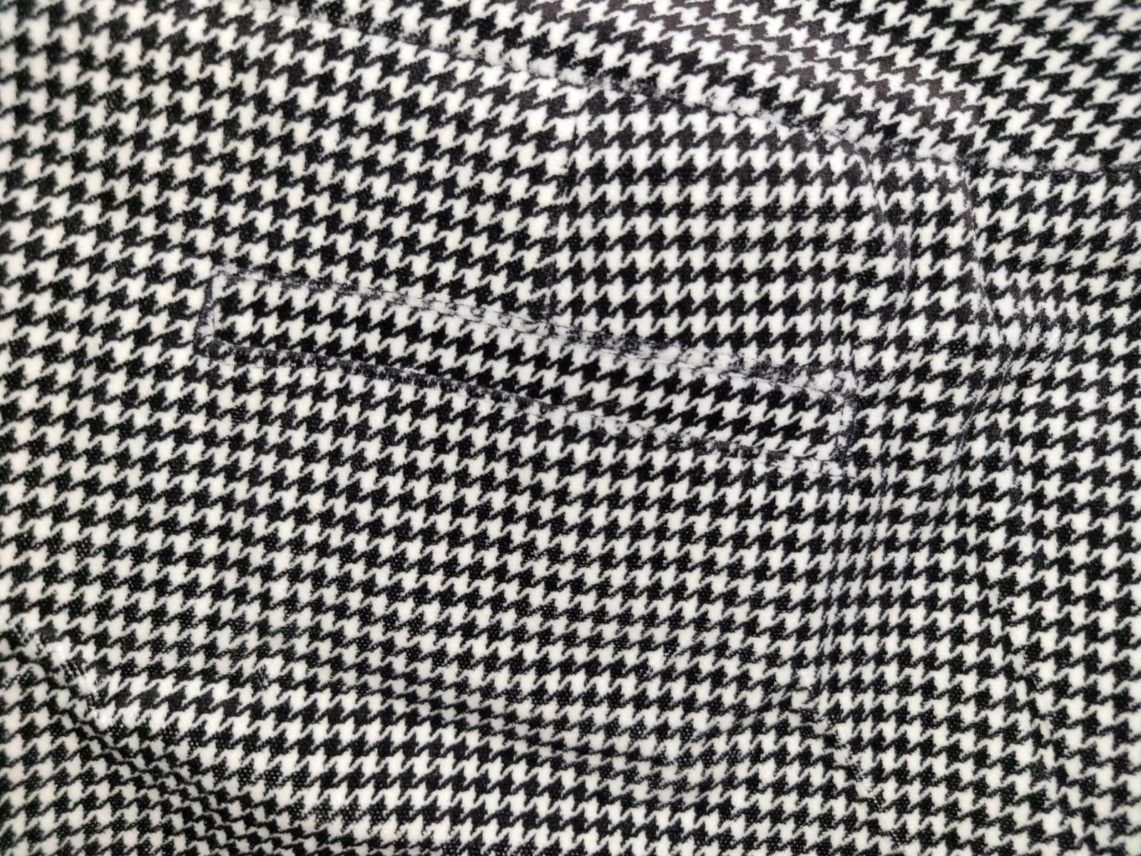 Designer Kate Hill blk. and wht. houndstooth women's dress pants 16 Size 38" / US 16 / IT 52 - 7 Thumbnail