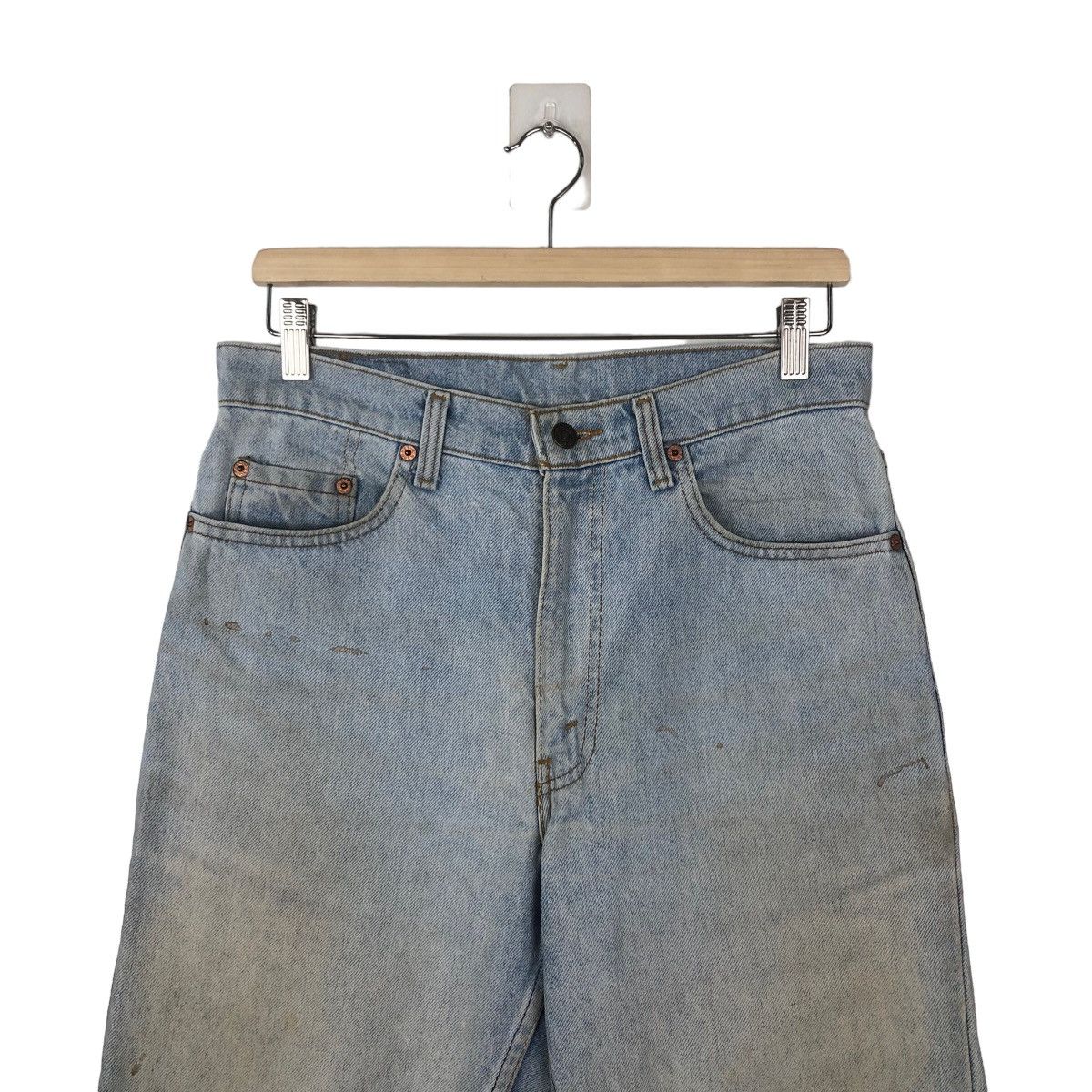 Levi's 🔥VINTAGE LEVI’S DENIM JEANS STRAIGHT LOOSE CUT MADE IN USA Size US 30 / EU 46 - 2 Thumbnail