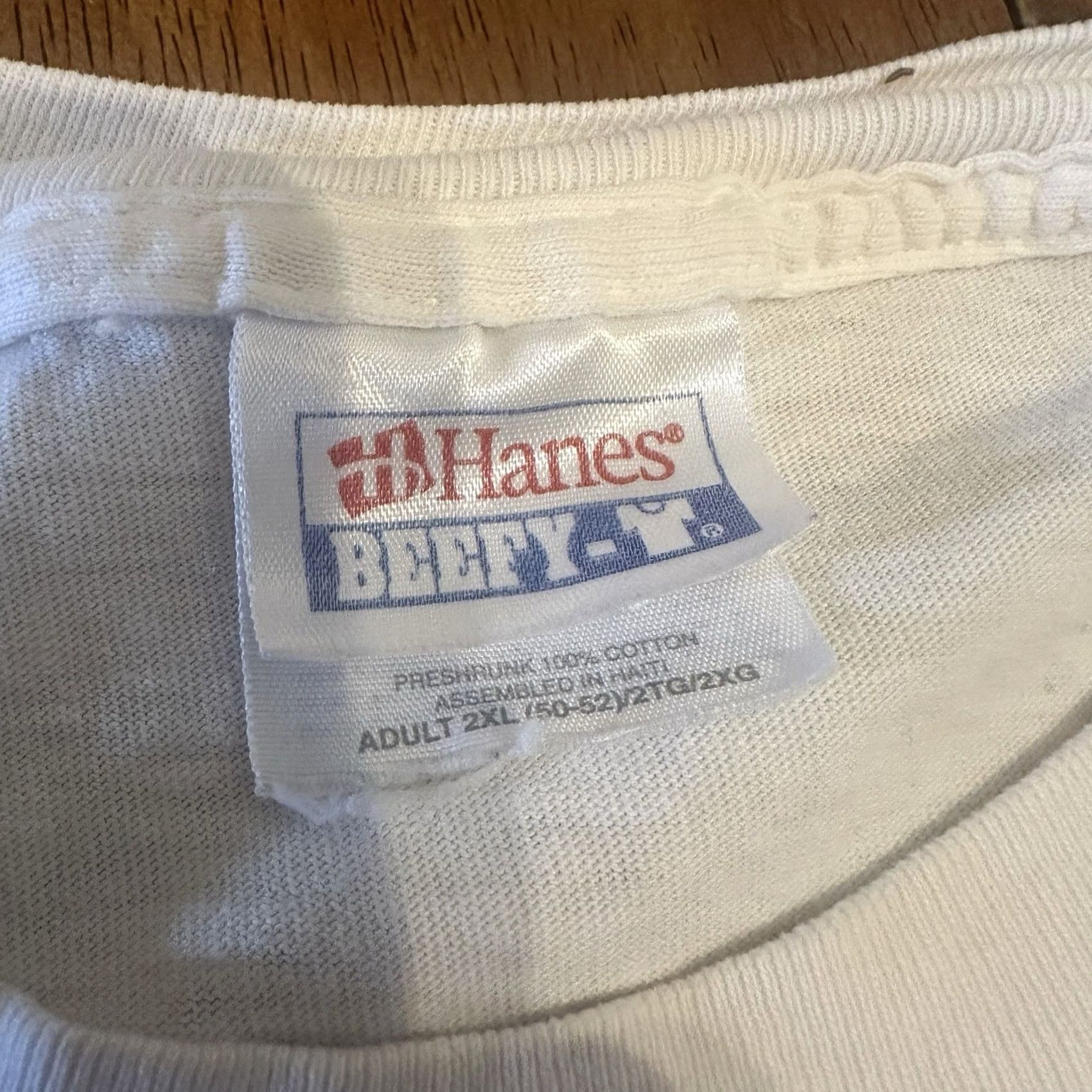 Hanes VINTAGE 90s Sun Conure Parrot T Shirt 2XL White Hanes Size US XXL / EU 58 / 5 - 5 Thumbnail