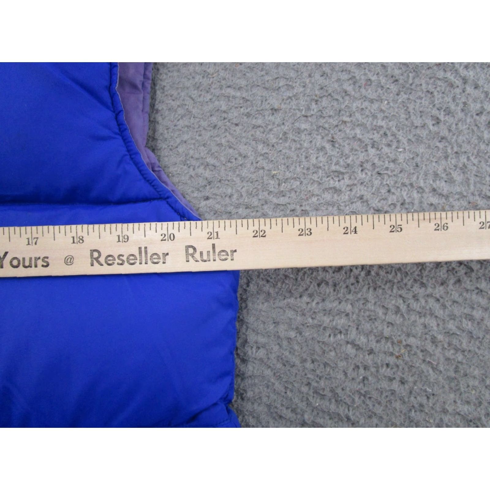 Vintage VINTAGE REI Vest Puffer Nylon Snap Up Blue Down Size US S / EU 44-46 / 1 - 7 Thumbnail