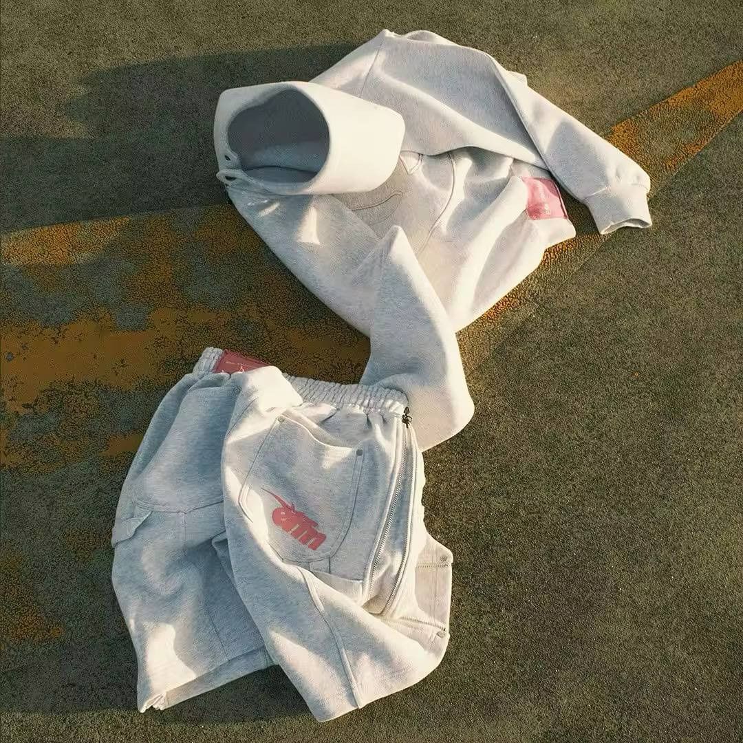 High quality hoodie and shorts set