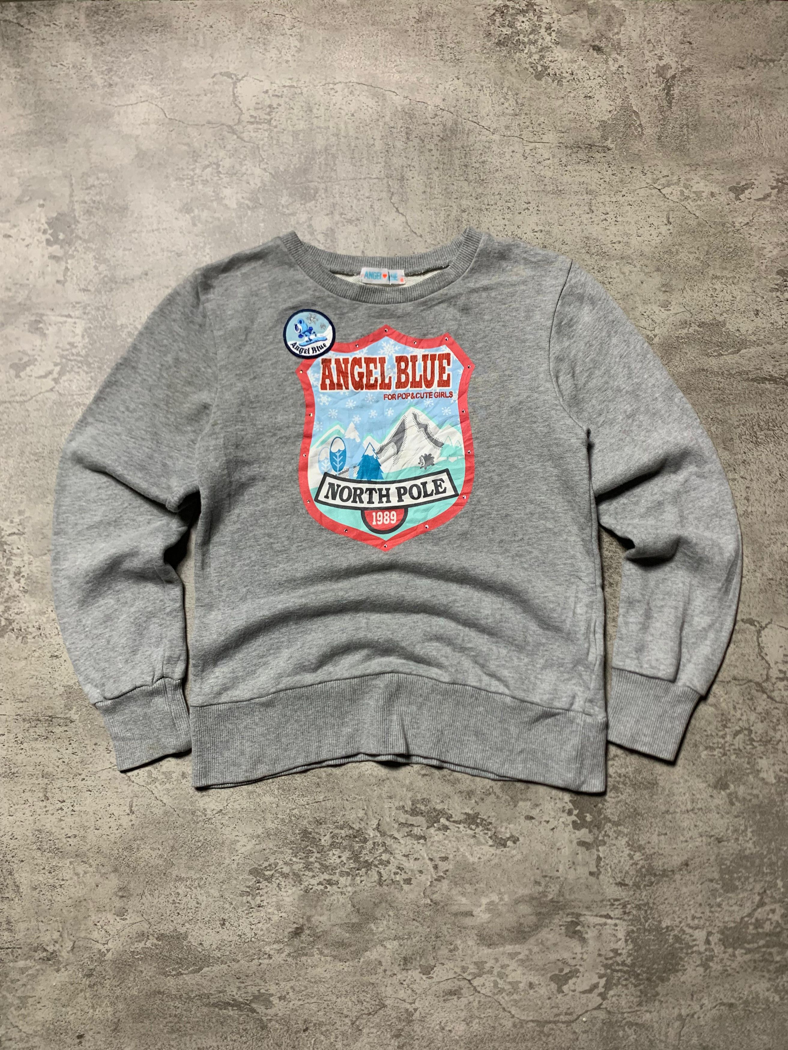 Hysteric Glamour 2000s Angel Blue - Snow Pop Cute Girls Sweatershirt Size M / US 6-8 / IT 42-44 - 1 Thumbnail