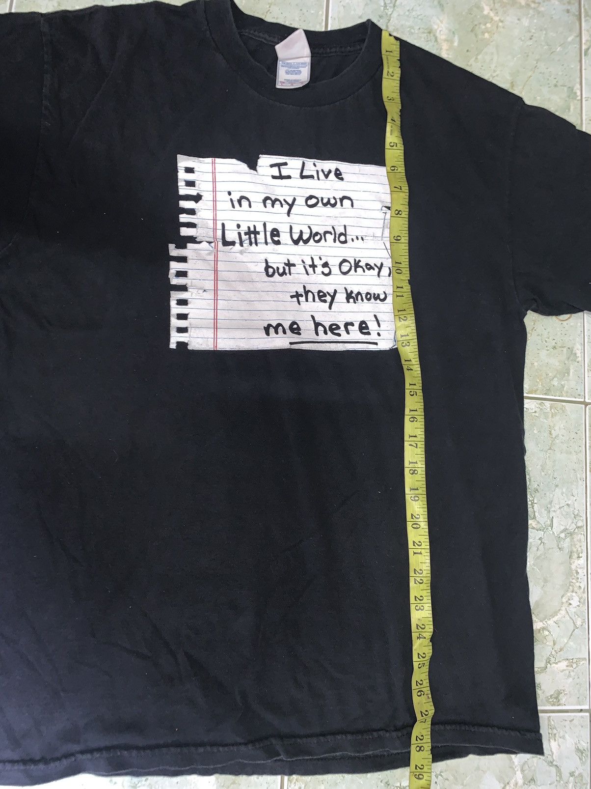 Vintage Vintage 90’s Wording t-shirt Size US M / EU 48-50 / 2 - 9 Thumbnail