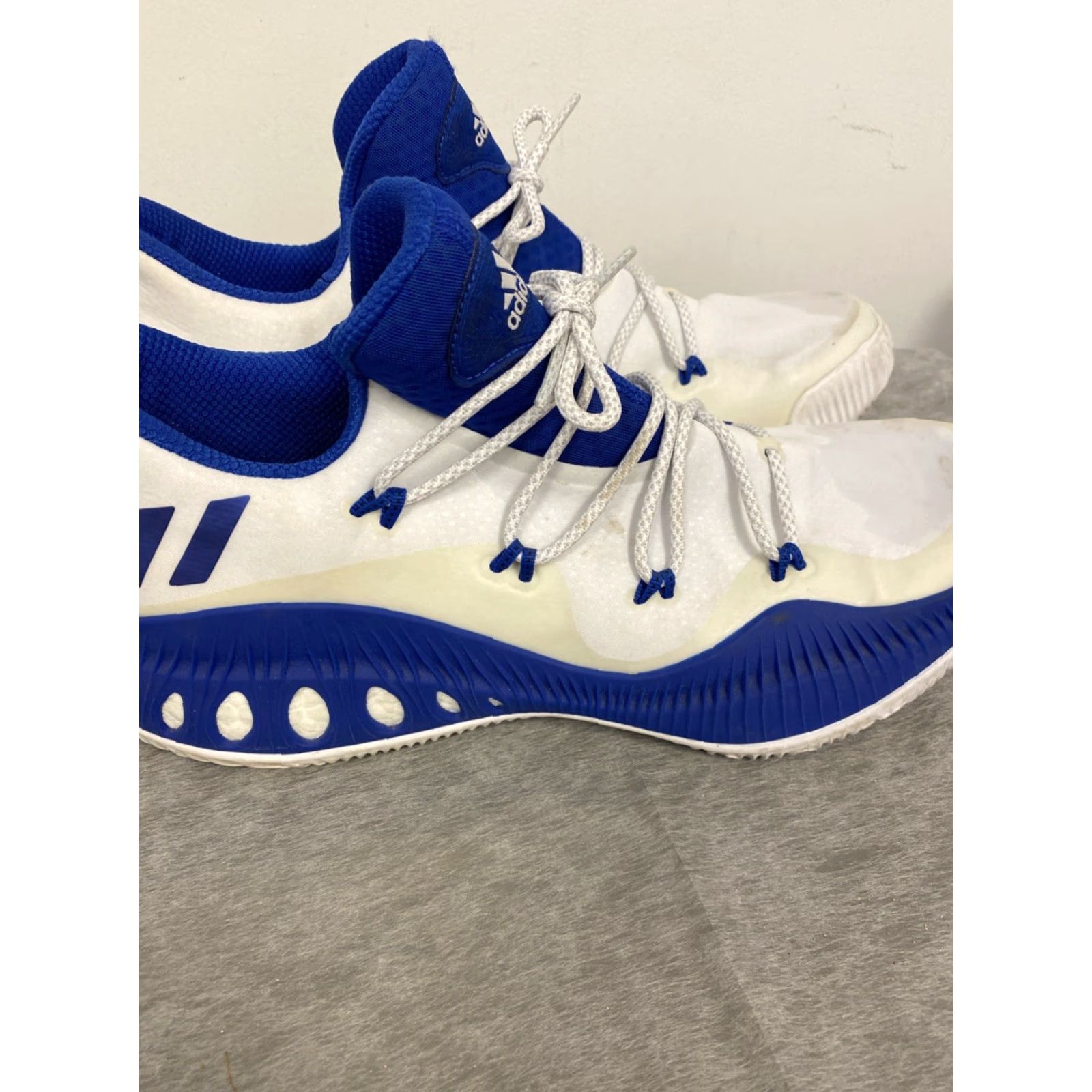 Adidas Adidas Crazy Explosive Low Mens Sneaker Basketball Low Top White Blue 14.5 US /1 Size US S / EU 44-46 / 1 - 3 Thumbnail