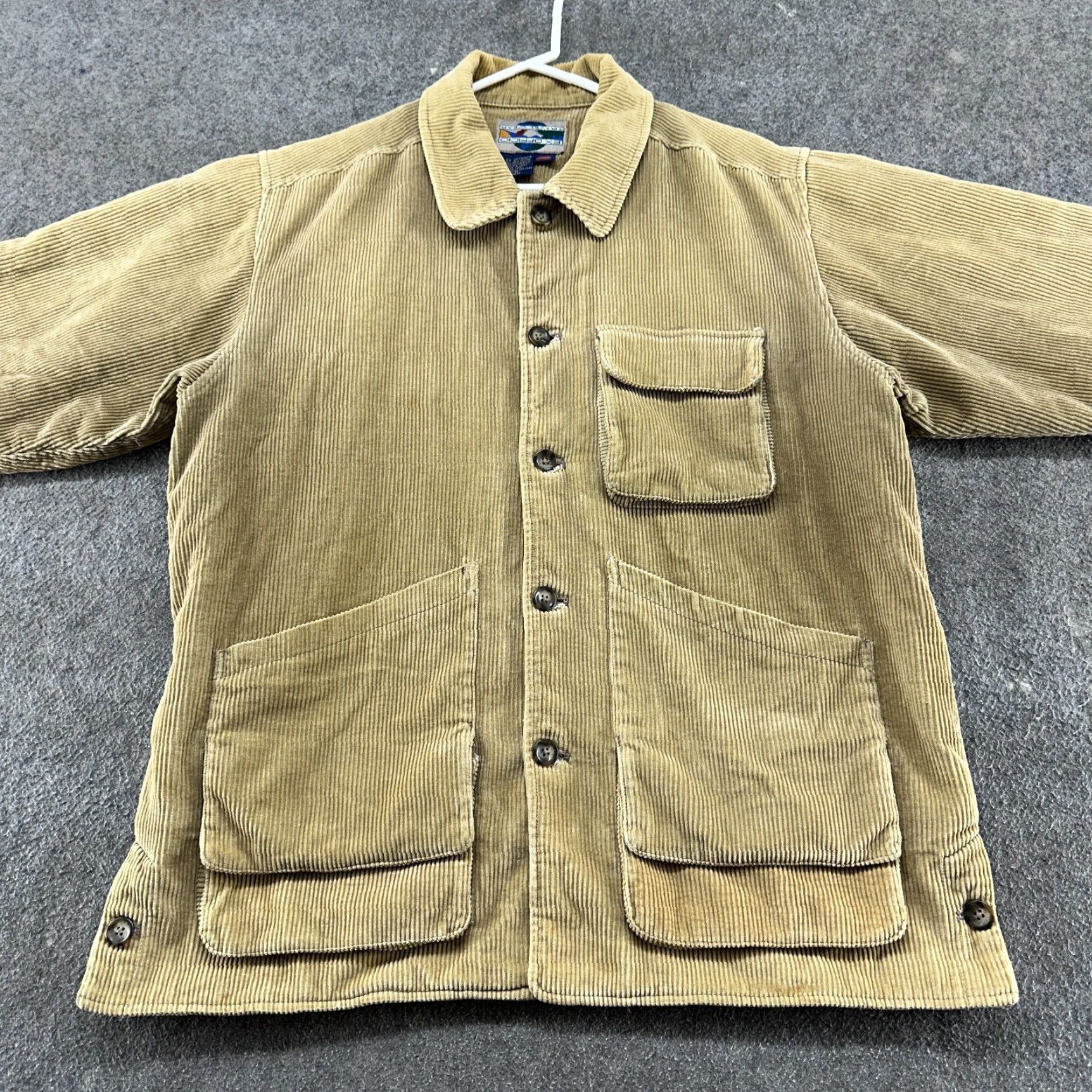 ExOfficio VINTAGE Ex Officio Coat Mens M Brown Corduroy Lined 90s Overcoat Winter Fall Casual Button Pockets Classic Size US M / EU 48-50 / 2 - 4 Thumbnail