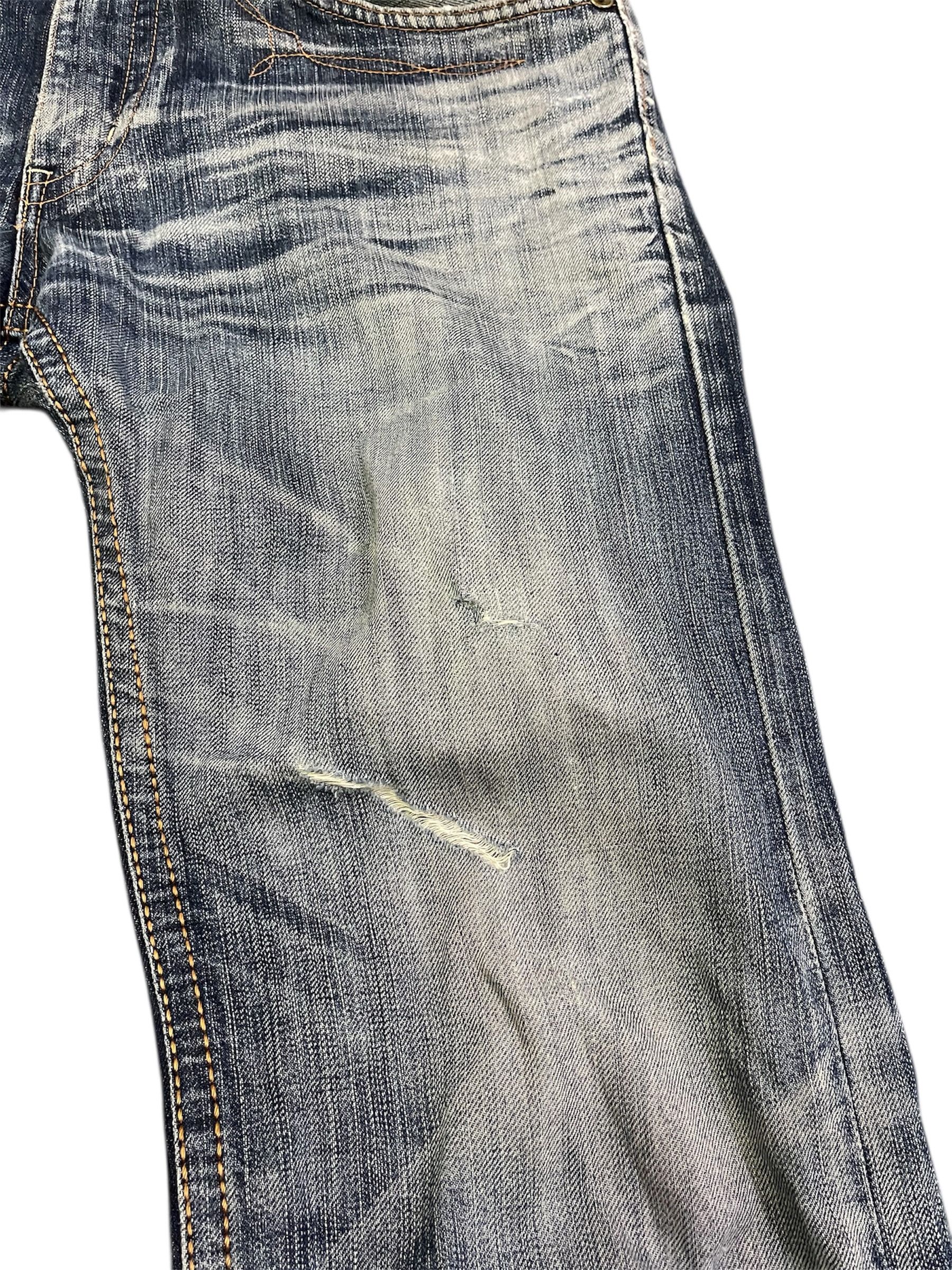 Edwin Edwin 423XVS Distressed Style Aztec Slim Straight / Tappered Size US 35 - 5 Thumbnail