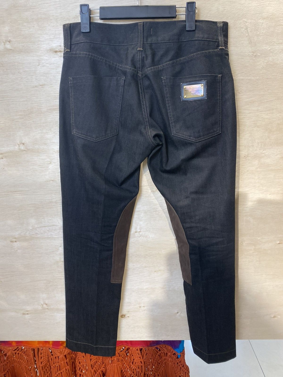 Dolce & Gabbana D&G 14 Classic Leather Patch Denim Size34” Size US 34 / EU 50 - 2 Thumbnail