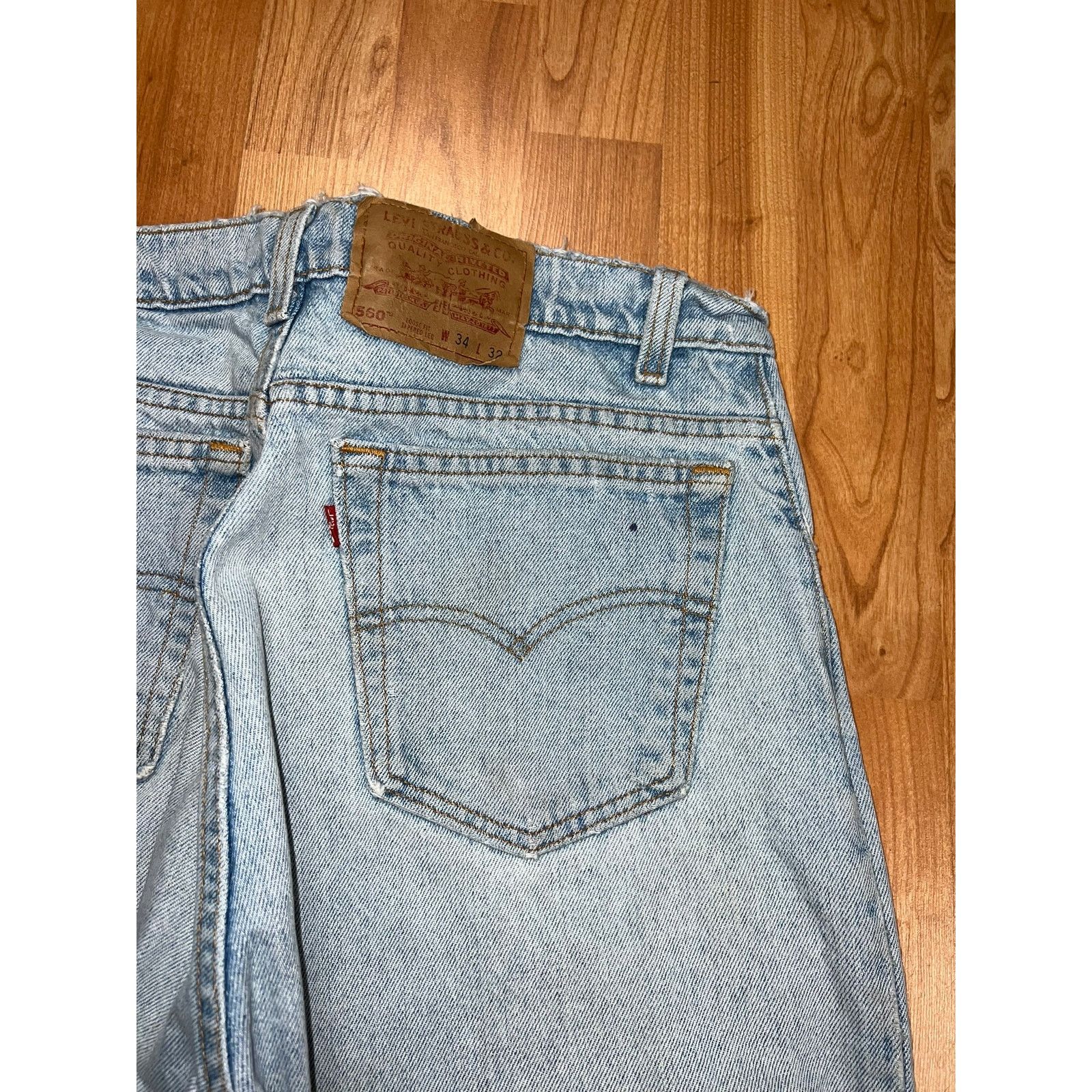Levi's Vintage Levi's 560 Jeans Loose Fit Denim Pants 34x32 Levi Size US 34 / EU 50 - 9 Thumbnail