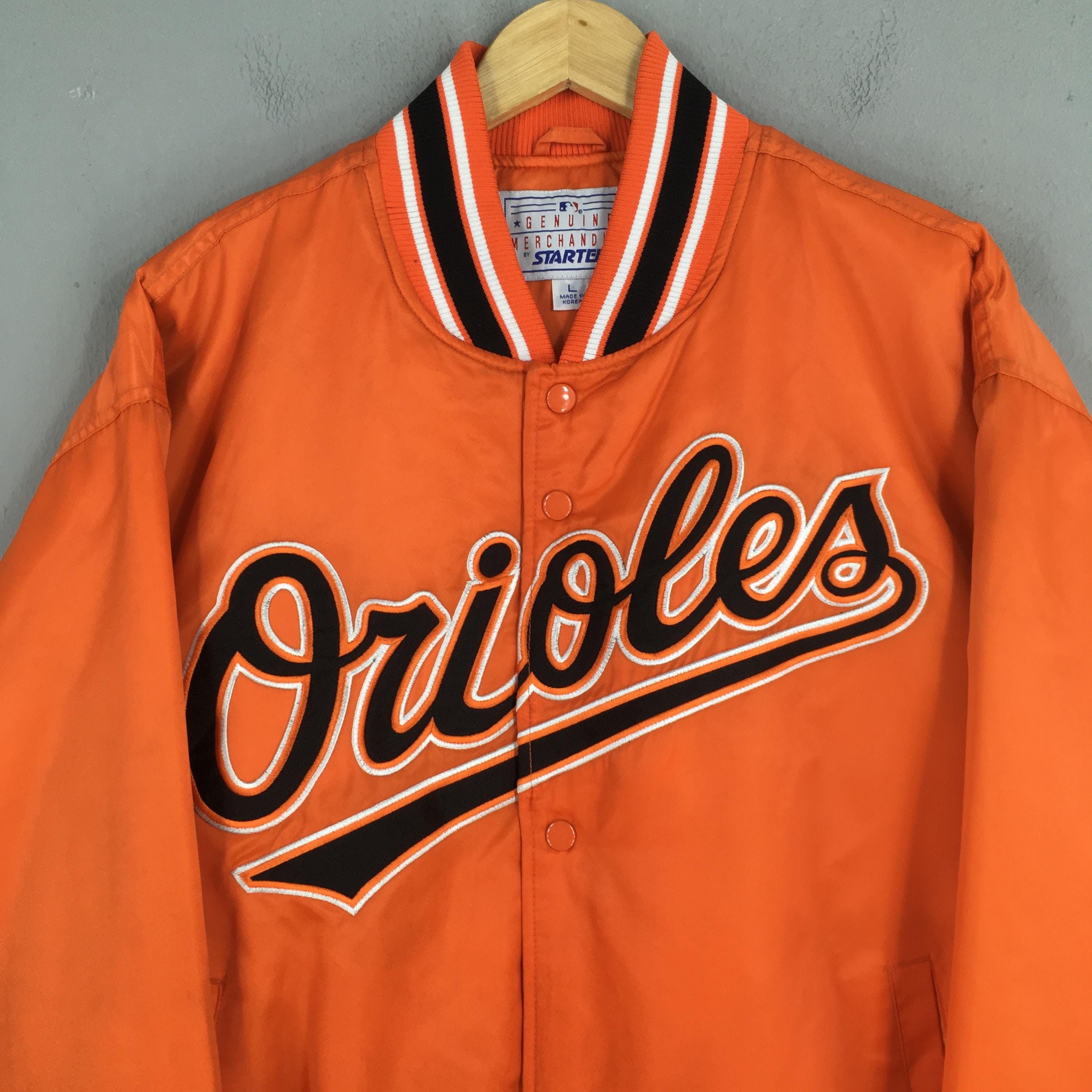 MLB Vintage 90s Baltimore Orioles MLB Satin Jacket Large Size US L / EU 52-54 / 3 - 2 Thumbnail