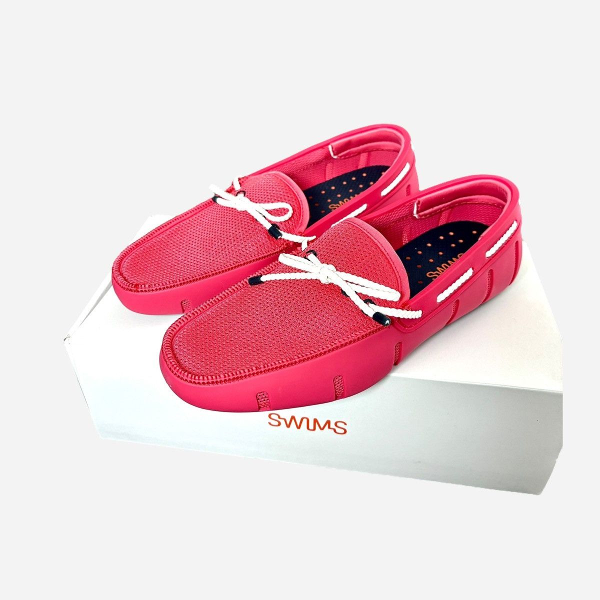 Swims Swims Unisex Wide Fit Red Rubber Loafers Women’s sz 9 Size US 9 / IT 39 - 3 Thumbnail