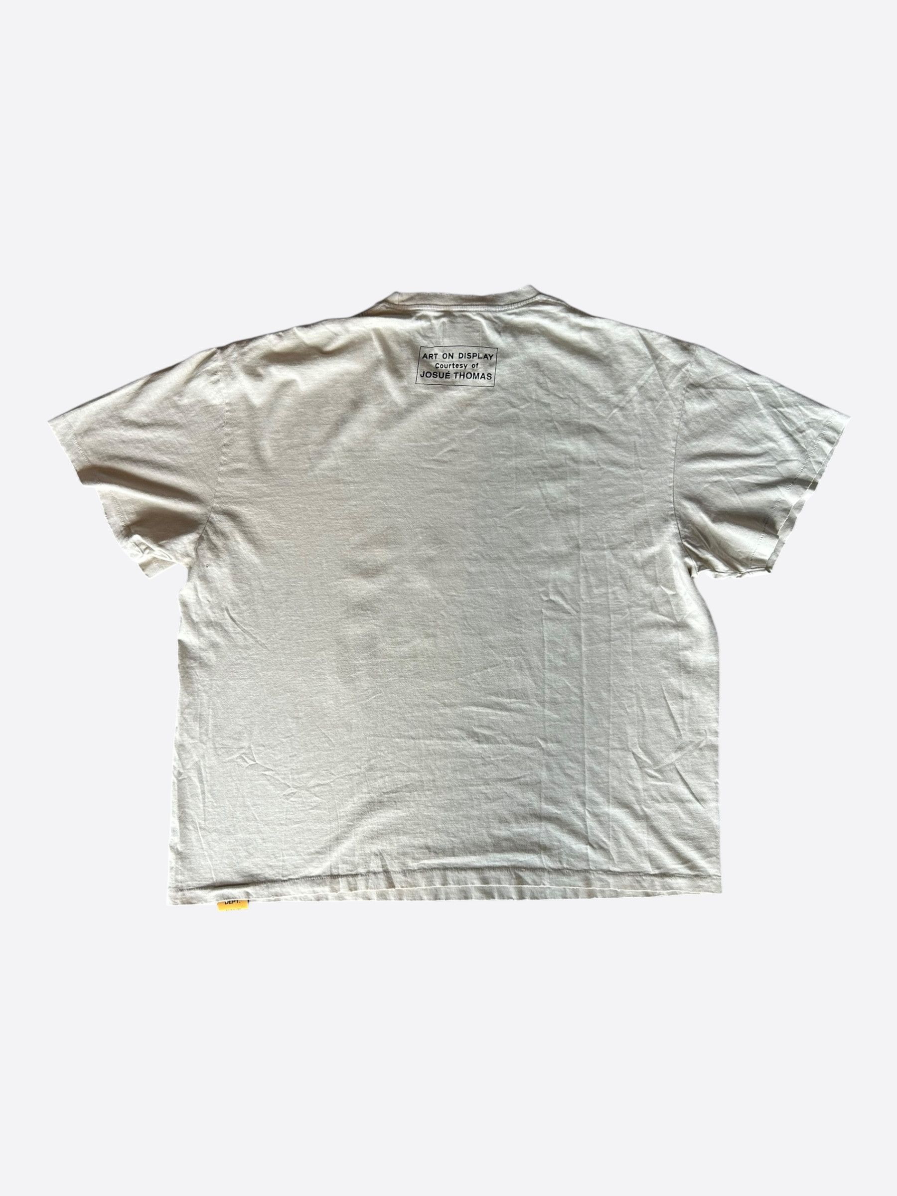 Gallery Dept. Antique White & Black Yesterday Was Tomorrow Logo T-Shirt Size US XS / EU 42 / 0 - 2 Thumbnail