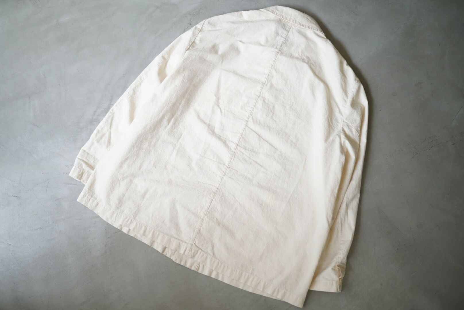 Barena Barena Oversized Stae Garzoto Overshirt - Ecru Cotton Size US L / EU 52-54 / 3 - 4 Thumbnail