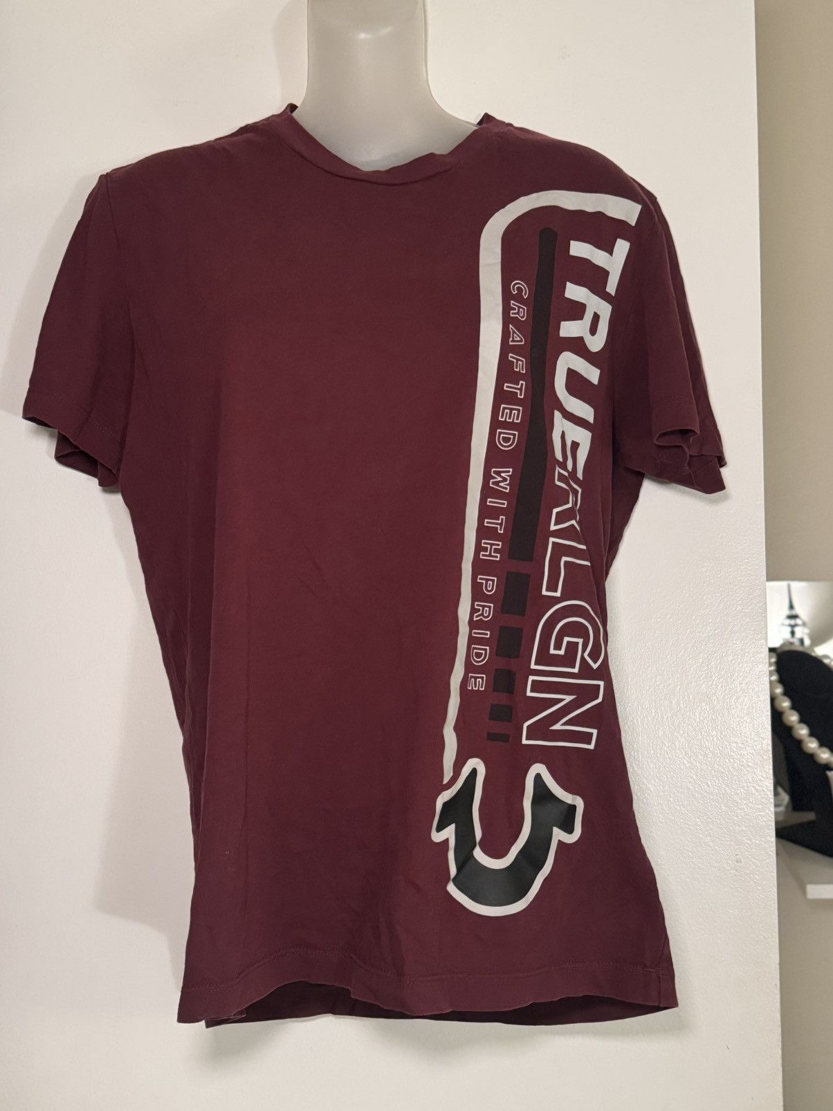 True Religion True Religion Burgundy Graphic Tee Size US S / EU 44-46 / 1 - 1 Thumbnail