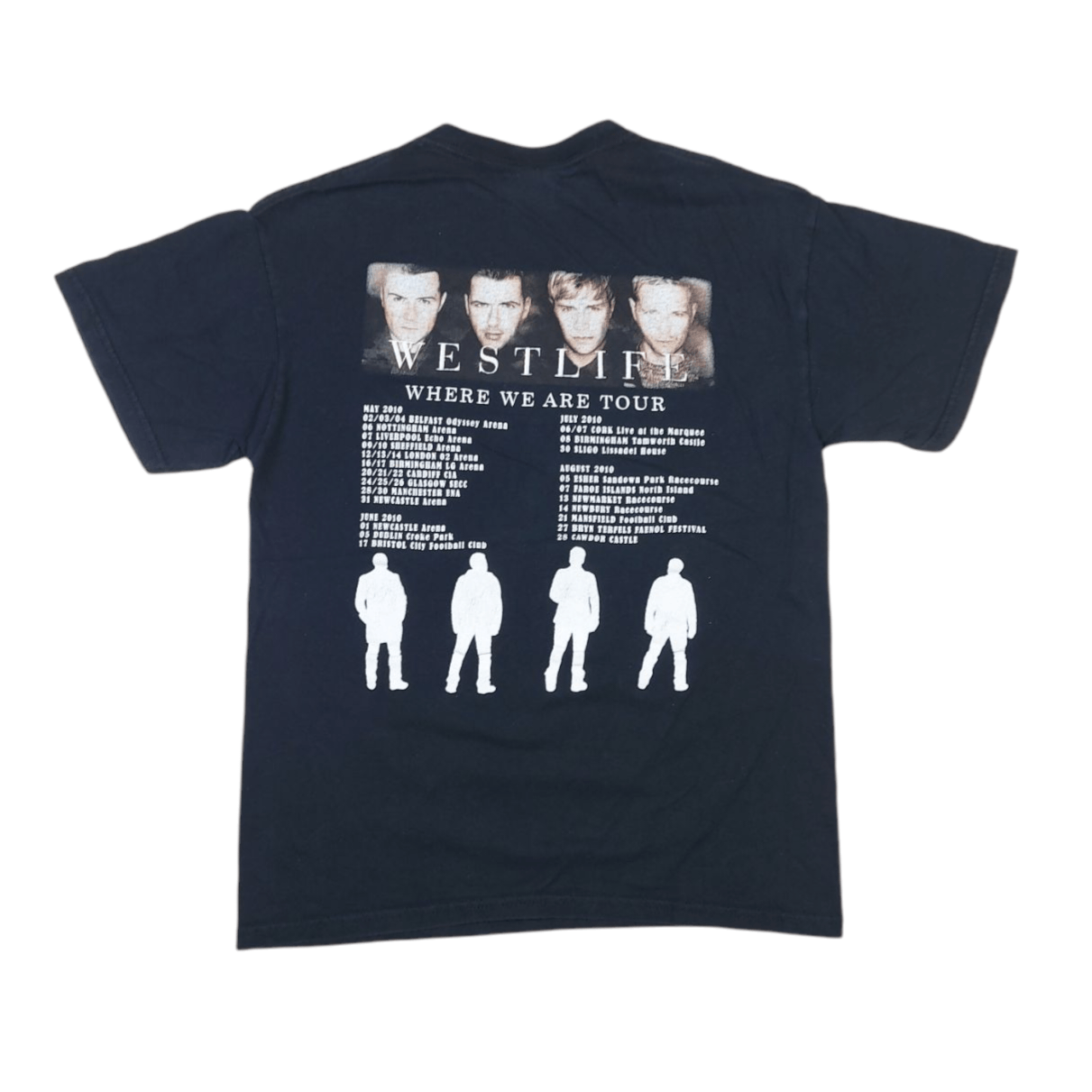 Band Tees × Vintage Vintage 2010 Westlife Boy Band Where We Are Tour TEE Size US M / EU 48-50 / 2 - 3 Thumbnail