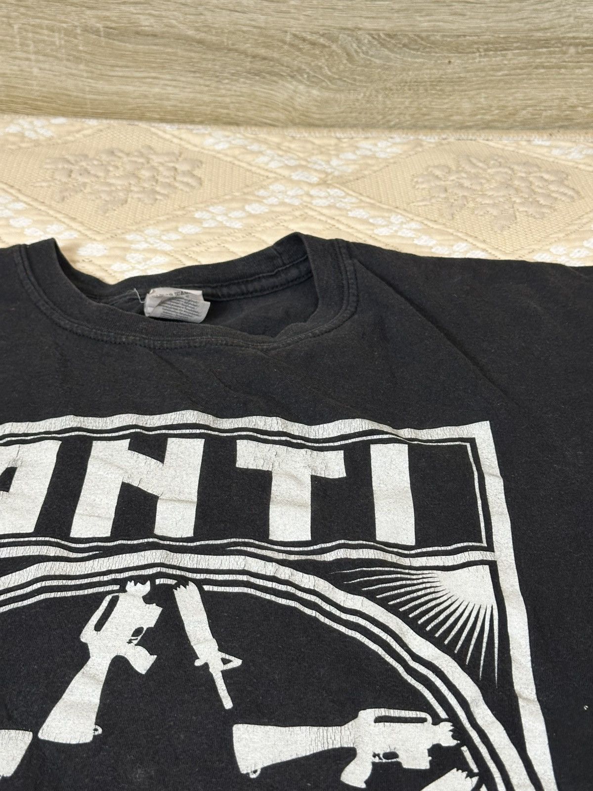 Band Tees 🔥 Anti Flag Pentagram Metal Band 90s Vintage T Shirt Punk Size US XL / EU 56 / 4 - 5 Thumbnail