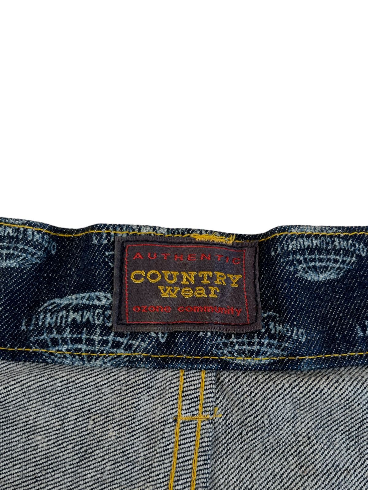 Hysteric Glamour All Over Print Monogram Ozon Comunity Shorts Denim Size US 29 - 7 Thumbnail