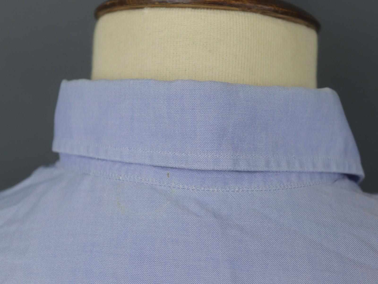 Armani Armani Blue Collared Button-Up Dress Shirt Size 42 Size 38R - 12 Thumbnail