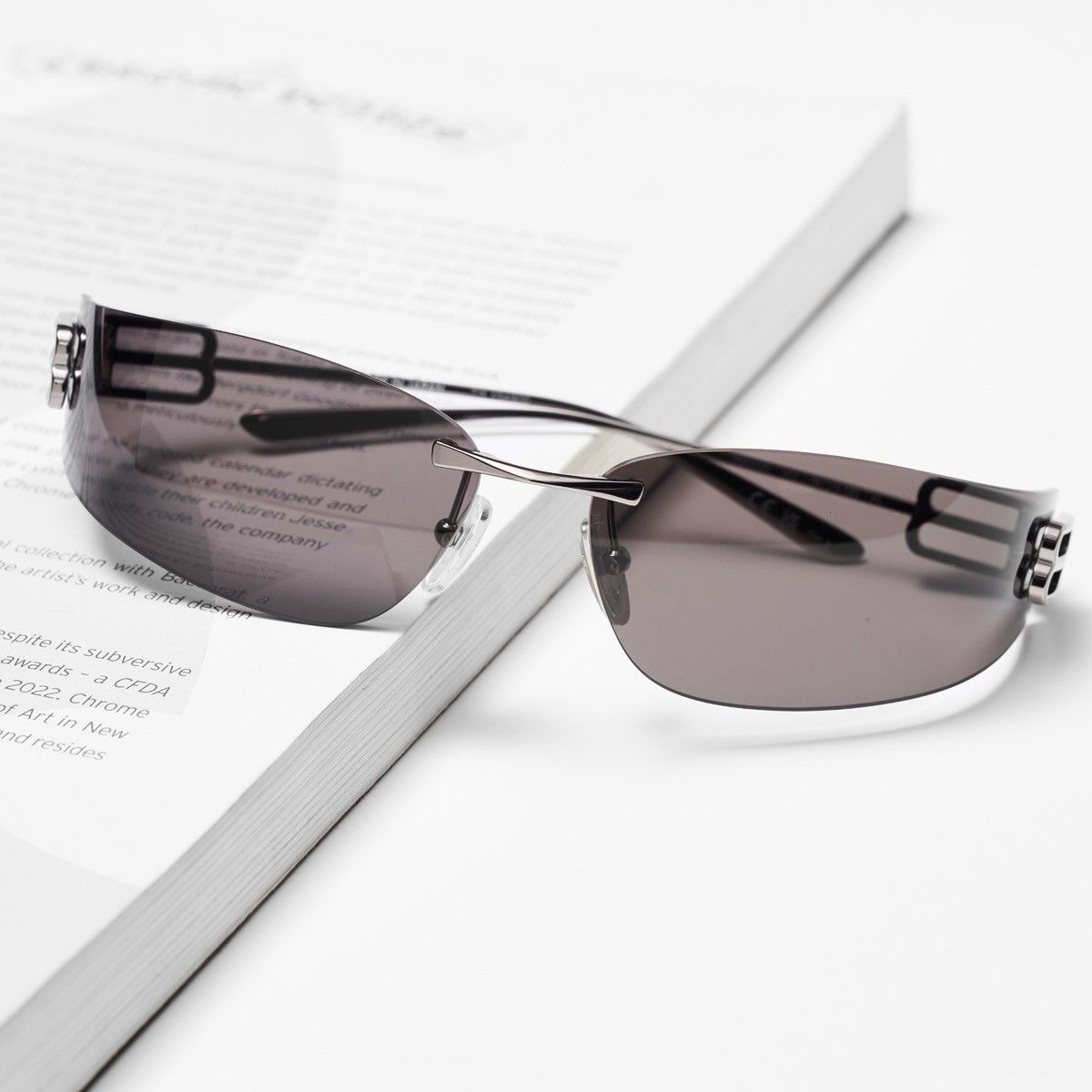Balenciaga BALENCIAGA BB0484S 002 SUNGLASSES Size ONE SIZE - 7 Thumbnail