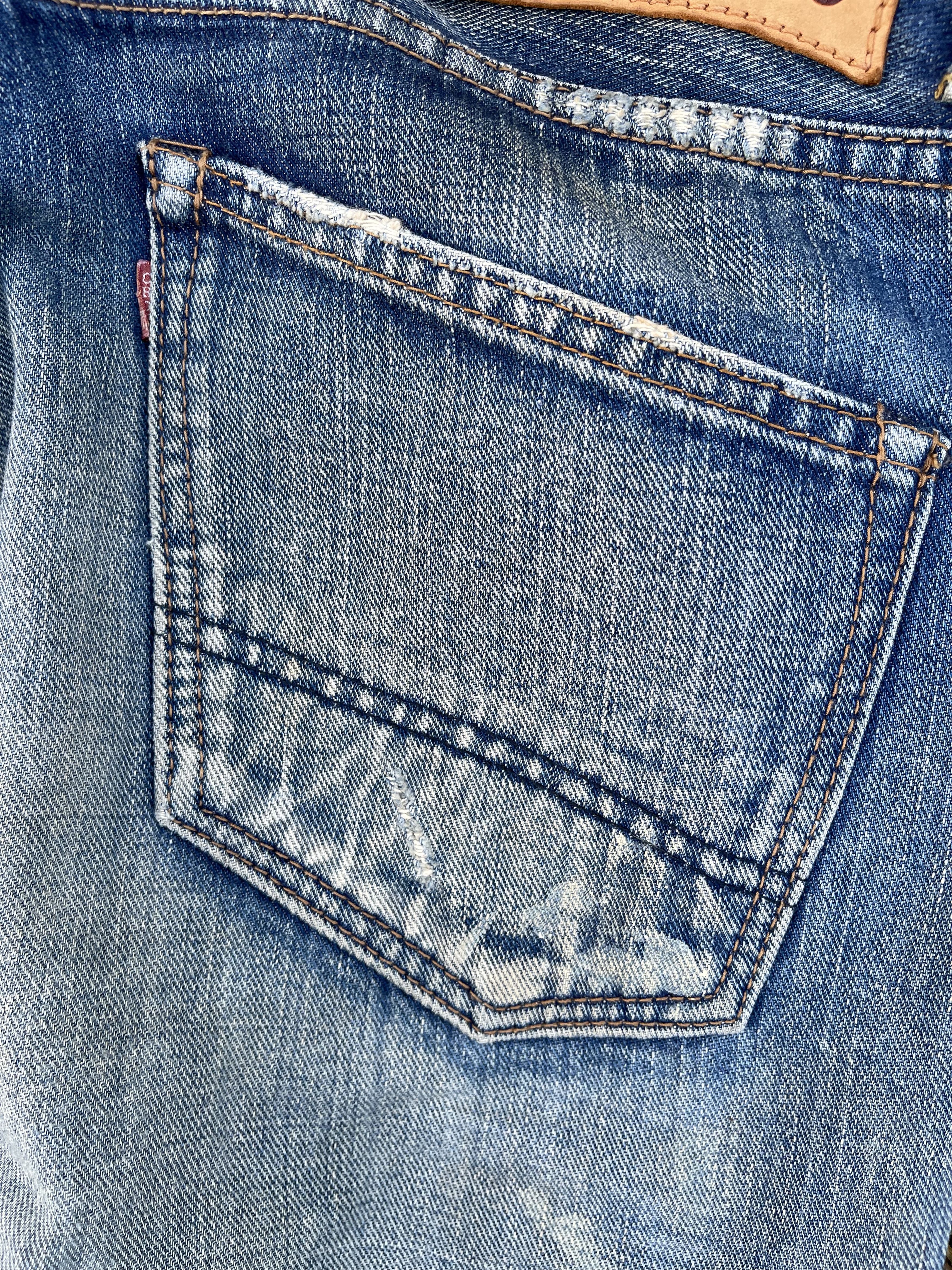 Beauty Beast × Japanese Brand × Johnbull Vintage John bull Distressed Style Denim Jeans Size US 32 / EU 48 - 8 Thumbnail