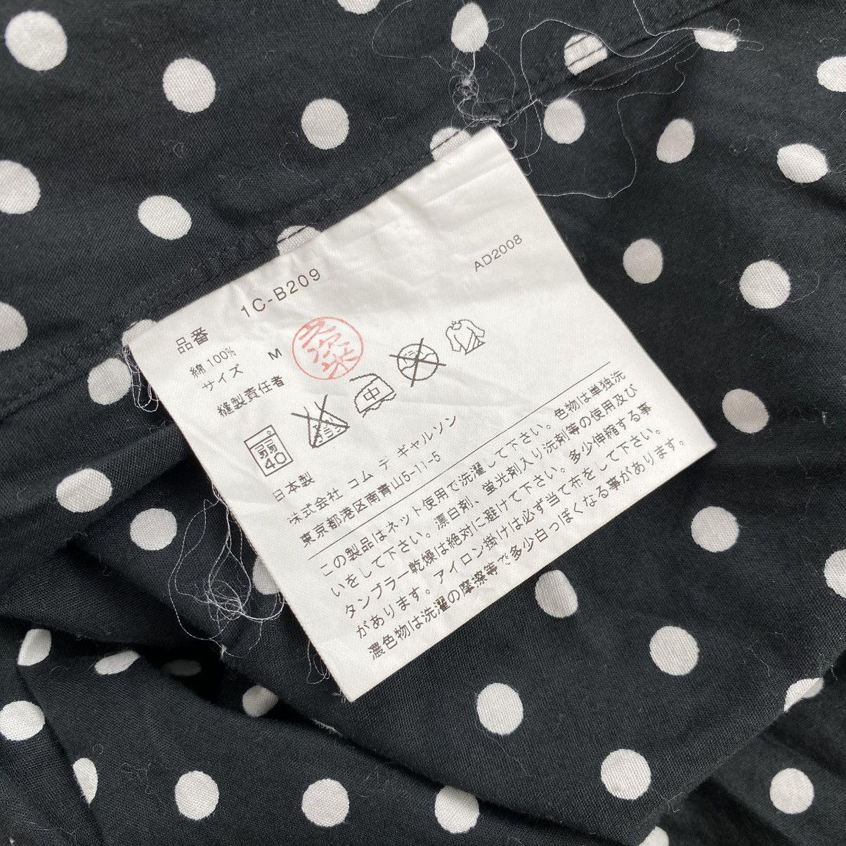 Comme des Garcons Homme 🇯🇵 AD2008 Comme des Garcons Homme CDG Polkadot Black Shirt Size US M / EU 48-50 / 2 - 7 Thumbnail