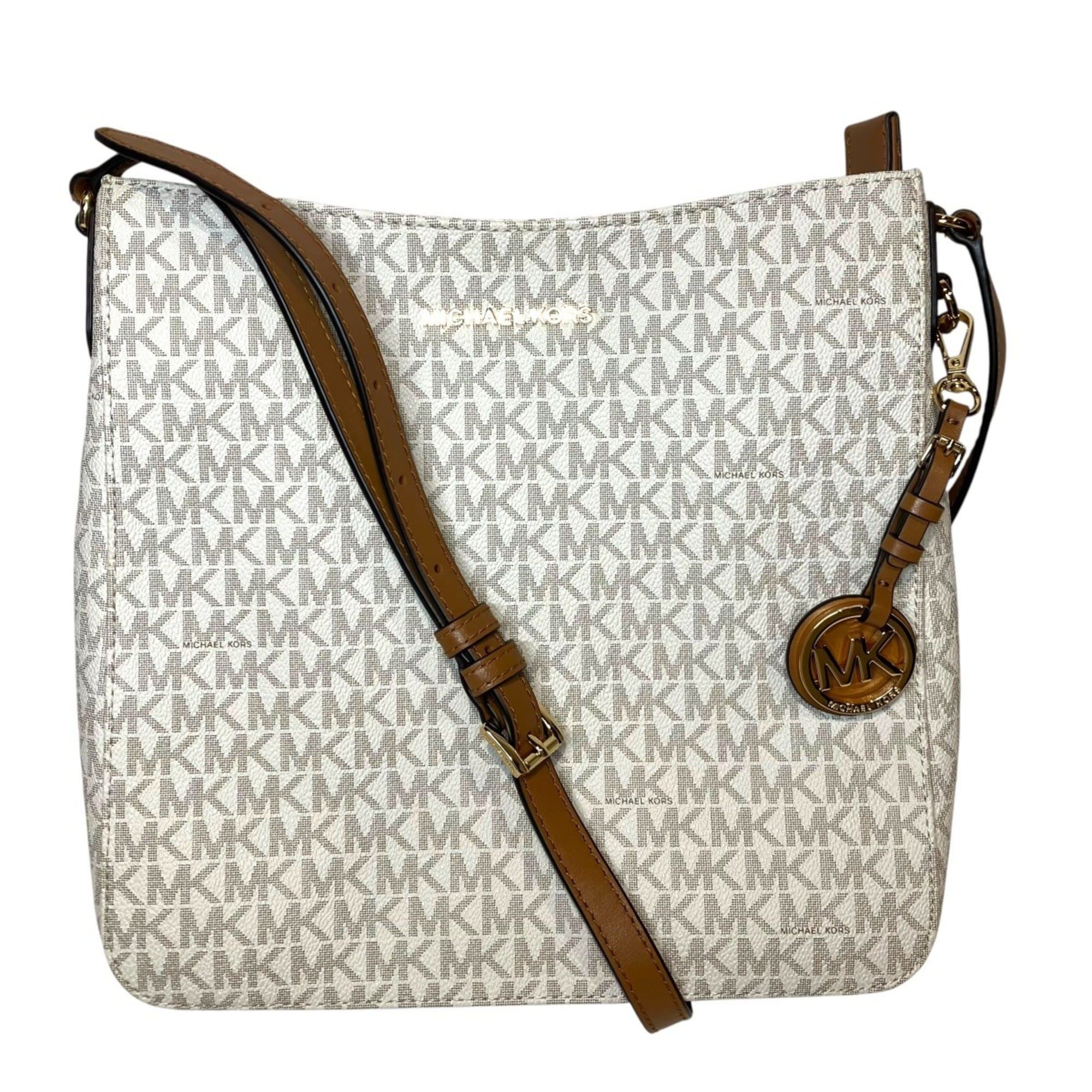 Michael Kors Michael Kors Jet Set Travel Large Logo Messenger Shoulder Bag MK Signature PVC Leather 30H6GTVM3V Size ONE SIZE - 1 Thumbnail