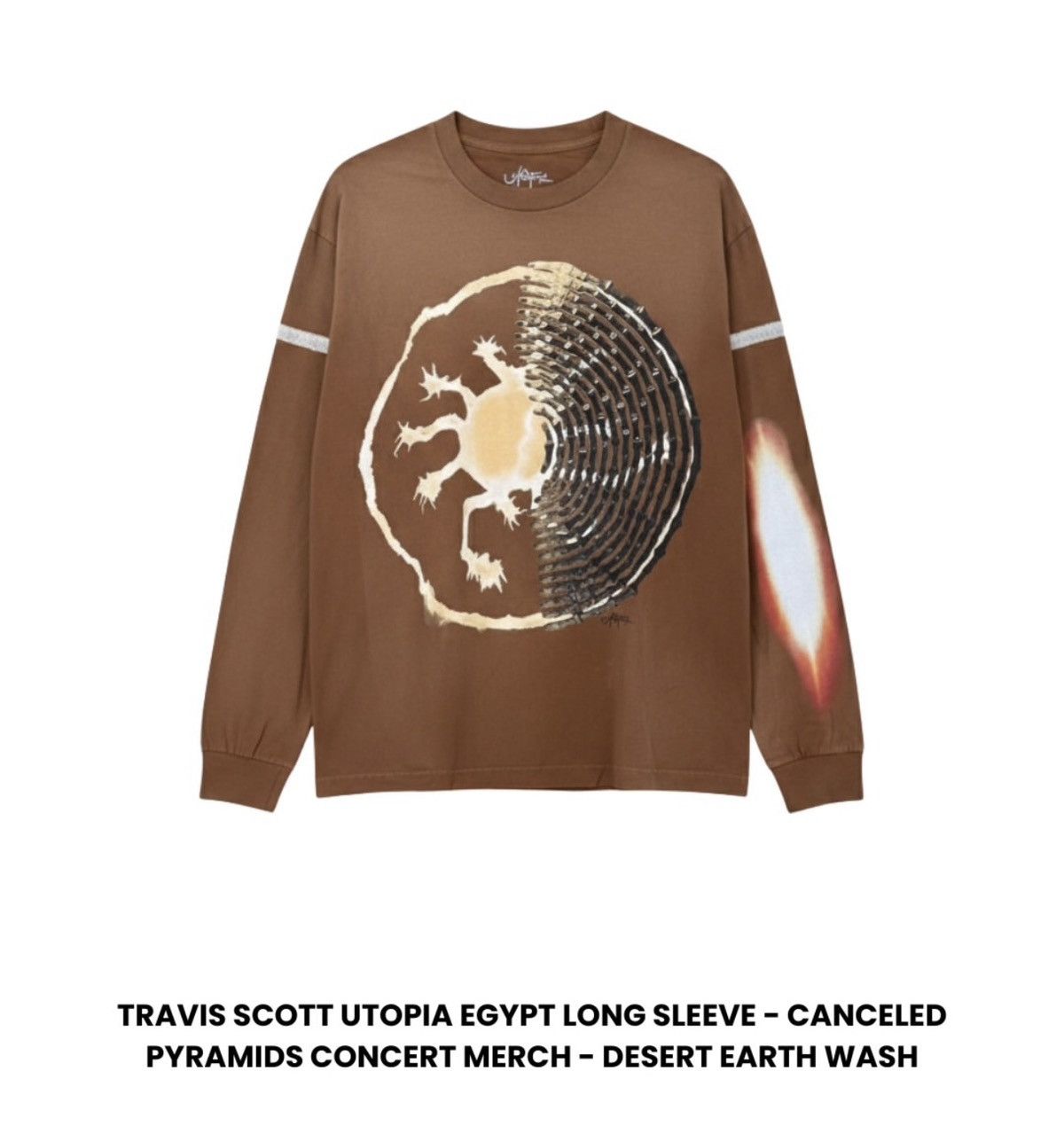 Travis Scott CANCELLED UTOPIA EGYPT MERCH 🇪🇬 Size US L / EU 52-54 / 3 - 1 Thumbnail