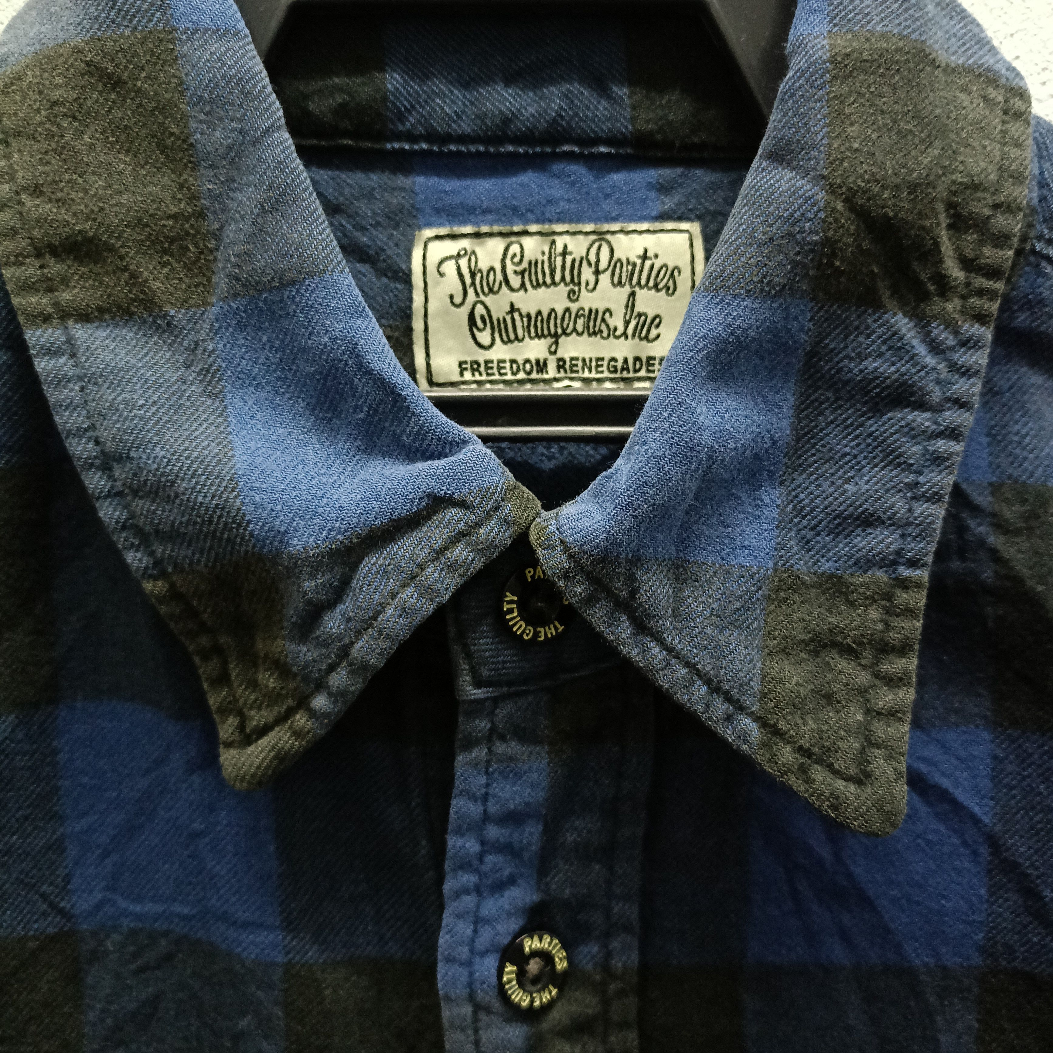 Wacko Maria WACKO MARIA GUILTY PARTIES PLAID FLANNEL SHIRT Size US M / EU 48-50 / 2 - 5 Thumbnail