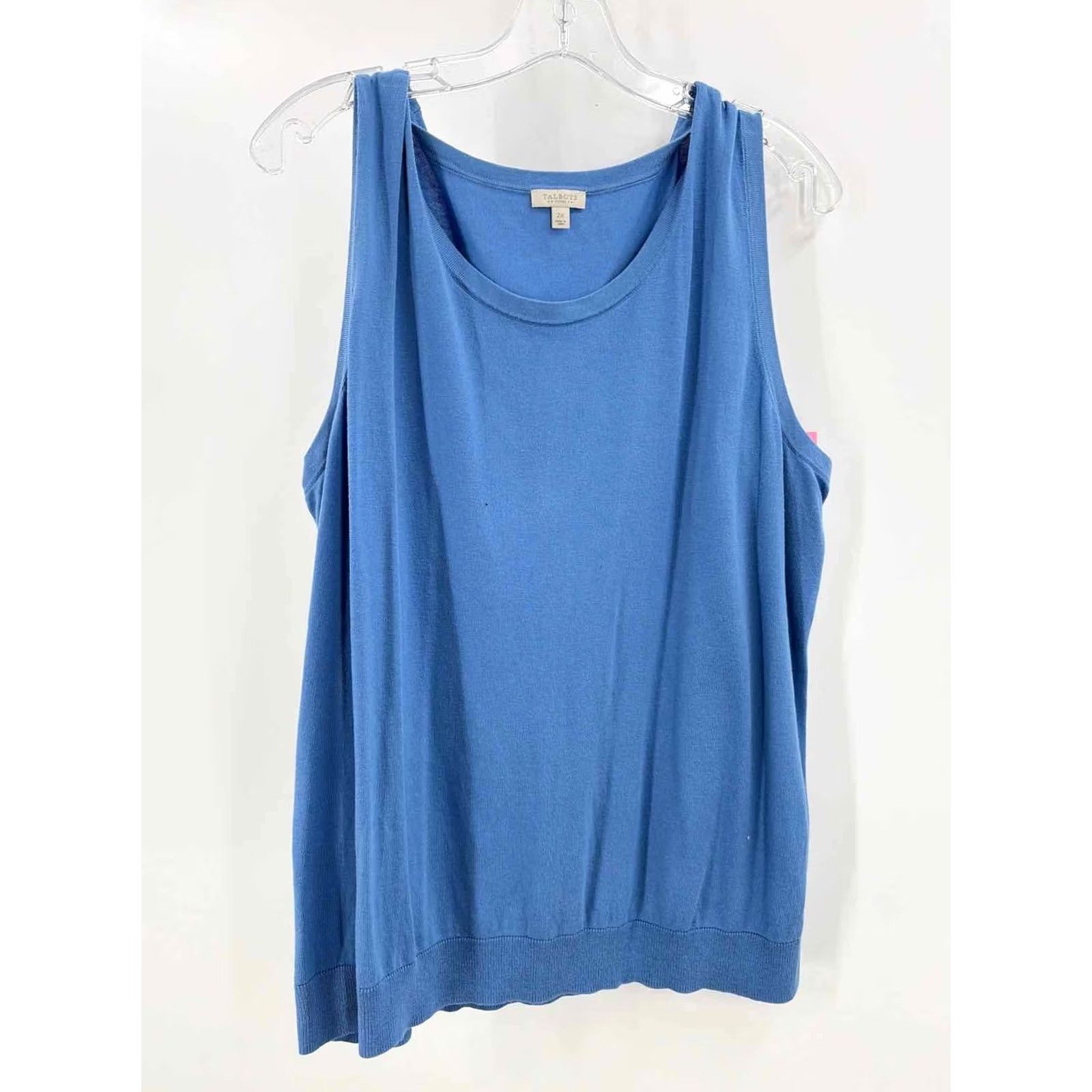 Talbots Talbots Tank Top Size 2X Blue Pre-Owned Size XXL / US 16-18 / IT 52-54 - 2 Thumbnail